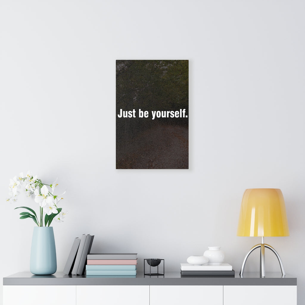 Scripture Walls Inspirational Wall Art Just Be Yourself Motivational Print Ready to Hang Artwork Unframed-Express Your Love Gifts