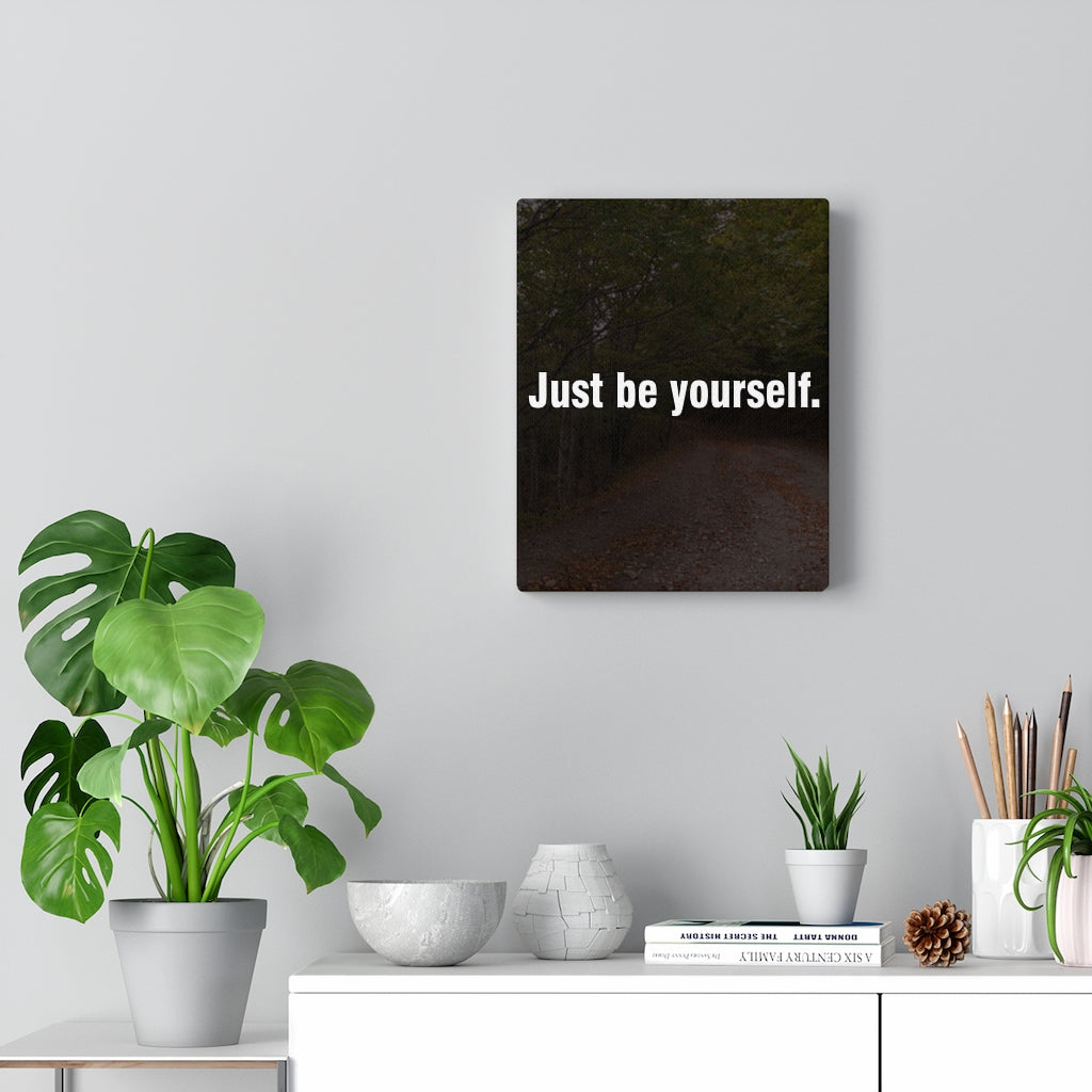 Scripture Walls Inspirational Wall Art Just Be Yourself Motivational Print Ready to Hang Artwork Unframed-Express Your Love Gifts