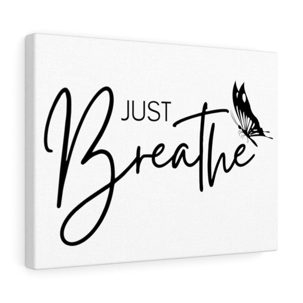 Scripture Walls Inspirational Wall Art Just Breathe Butterfly Wall Art Motivation Wall Decor for Home Office Gym Inspiring Success Quote Print Ready to Hang Unframed-Express Your Love Gifts