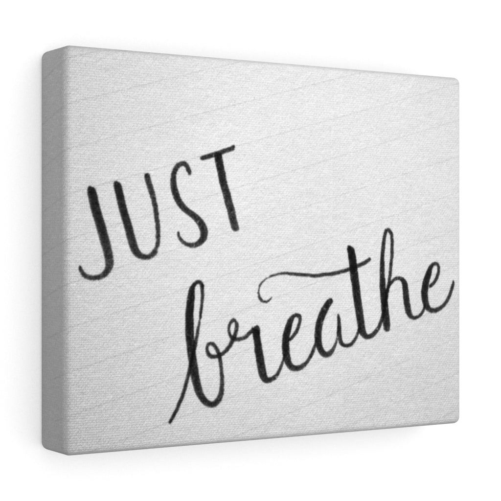 Scripture Walls Inspirational Wall Art Just Breathe Plain Motivational Print Ready to Hang Artwork Unframed-Express Your Love Gifts