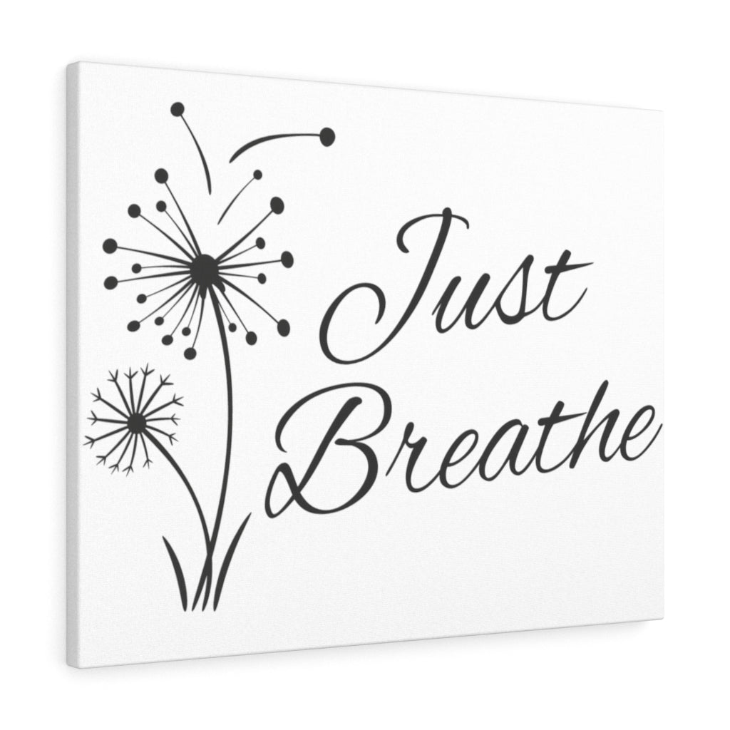 Scripture Walls Inspirational Wall Art Just Breathe Wall Art Motivation Wall Decor for Home Office Gym Inspiring Success Quote Print Ready to Hang Unframed-Express Your Love Gifts