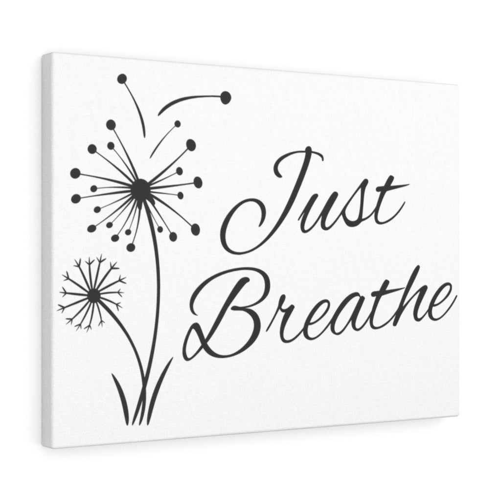 Scripture Walls Inspirational Wall Art Just Breathe Wall Art Motivation Wall Decor for Home Office Gym Inspiring Success Quote Print Ready to Hang Unframed-Express Your Love Gifts