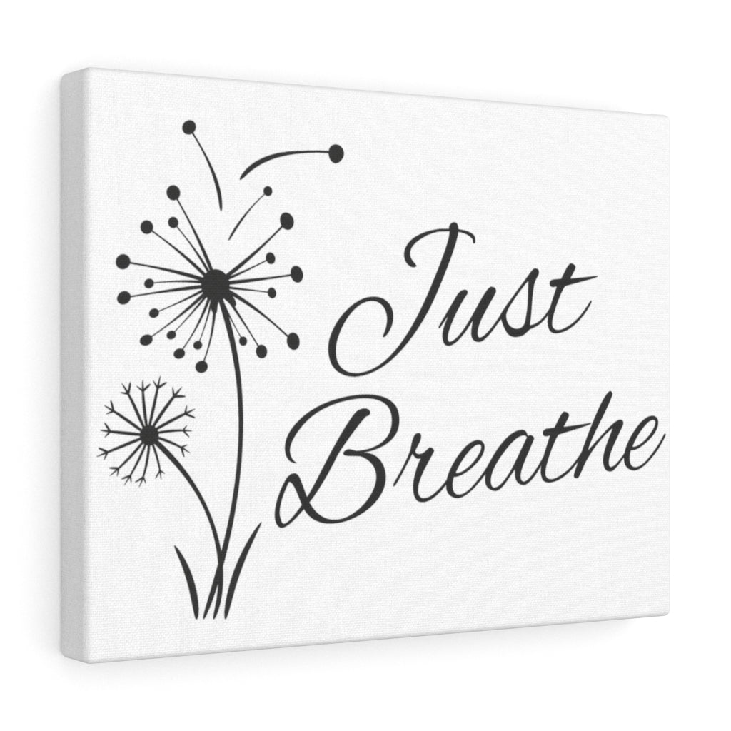 Scripture Walls Inspirational Wall Art Just Breathe Wall Art Motivation Wall Decor for Home Office Gym Inspiring Success Quote Print Ready to Hang Unframed-Express Your Love Gifts