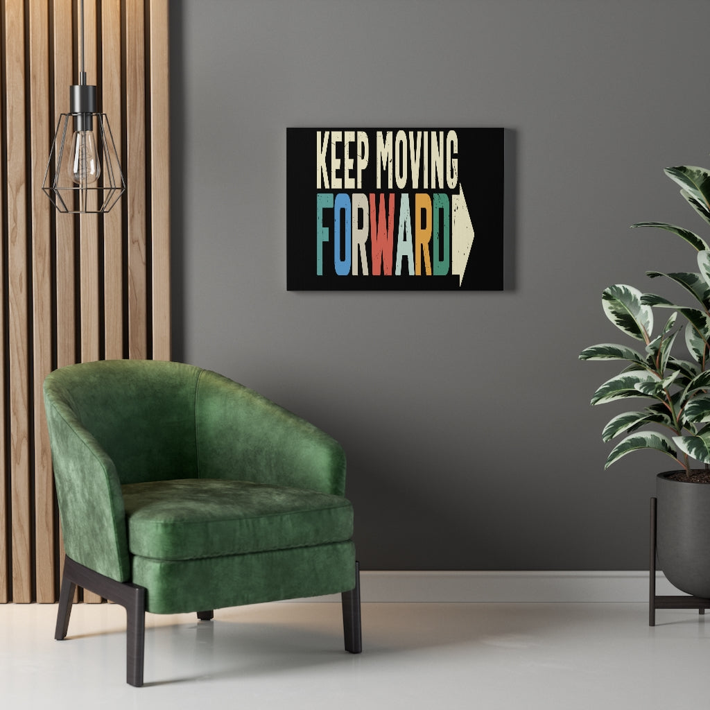 Scripture Walls Inspirational Wall Art Keep Moving Forward Colors Wall Art Motivation Wall Decor for Home Office Gym Inspiring Success Quote Print Ready to Hang Unframed-Express Your Love Gifts