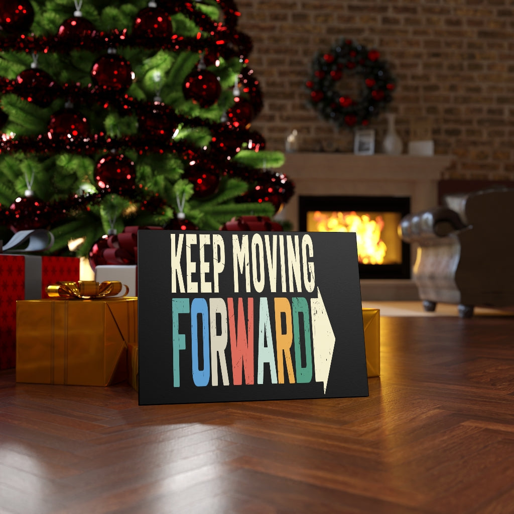 Scripture Walls Inspirational Wall Art Keep Moving Forward Colors Wall Art Motivation Wall Decor for Home Office Gym Inspiring Success Quote Print Ready to Hang Unframed-Express Your Love Gifts