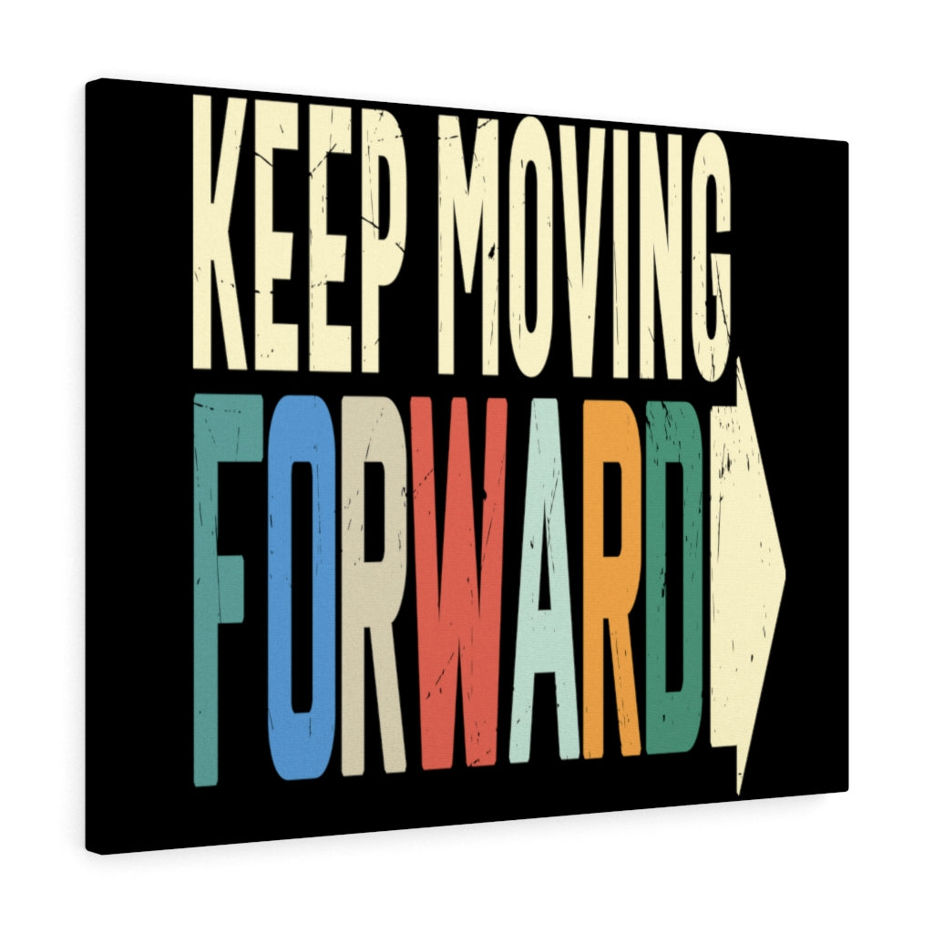 Scripture Walls Inspirational Wall Art Keep Moving Forward Colors Wall Art Motivation Wall Decor for Home Office Gym Inspiring Success Quote Print Ready to Hang Unframed-Express Your Love Gifts