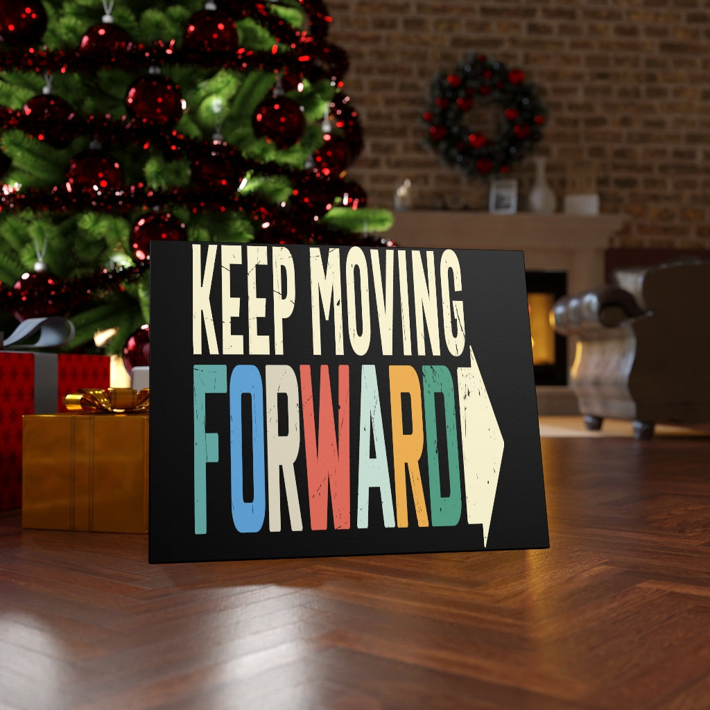 Scripture Walls Inspirational Wall Art Keep Moving Forward Colors Wall Art Motivation Wall Decor for Home Office Gym Inspiring Success Quote Print Ready to Hang Unframed-Express Your Love Gifts