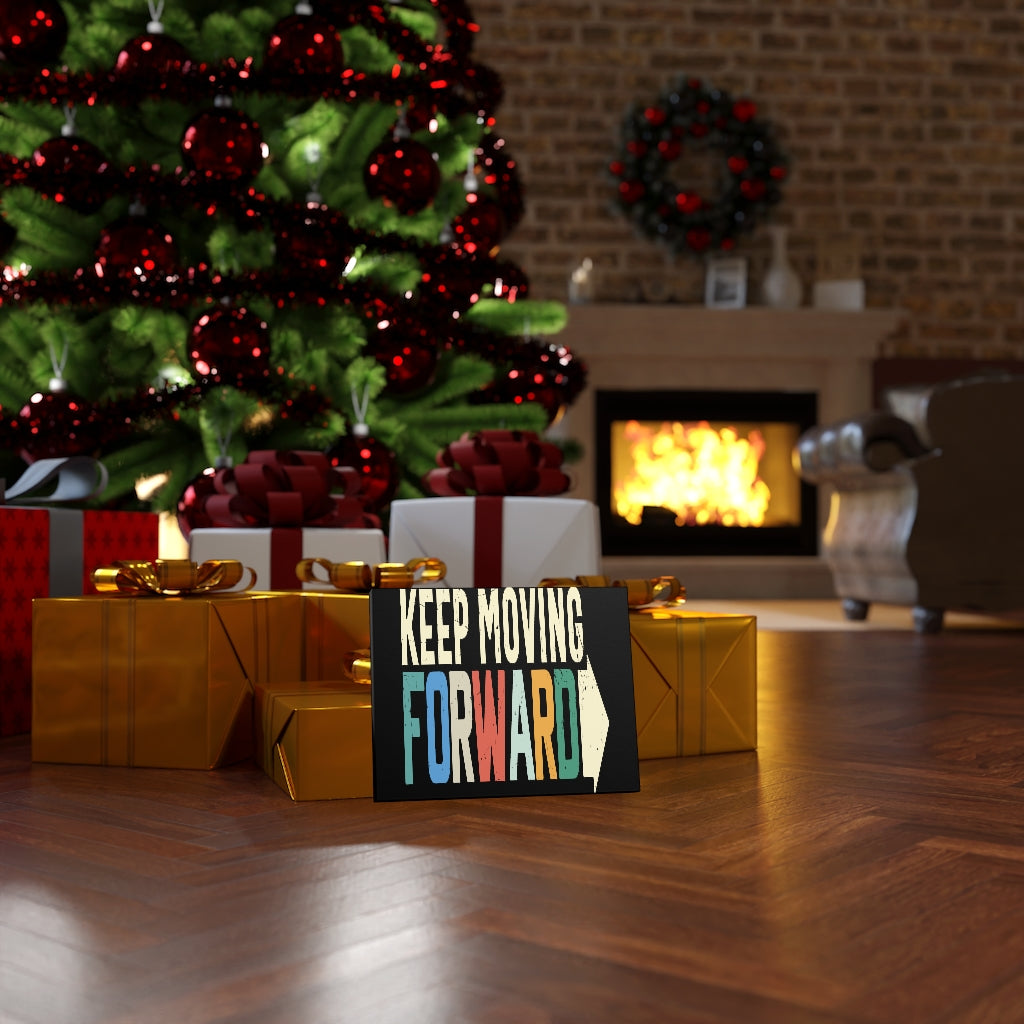 Scripture Walls Inspirational Wall Art Keep Moving Forward Colors Wall Art Motivation Wall Decor for Home Office Gym Inspiring Success Quote Print Ready to Hang Unframed-Express Your Love Gifts