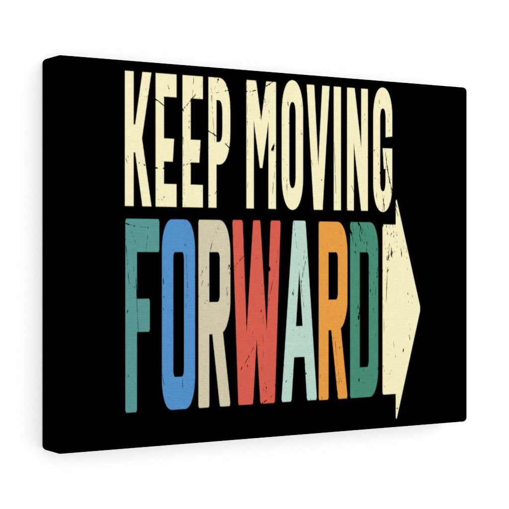 Scripture Walls Inspirational Wall Art Keep Moving Forward Colors Wall Art Motivation Wall Decor for Home Office Gym Inspiring Success Quote Print Ready to Hang Unframed-Express Your Love Gifts