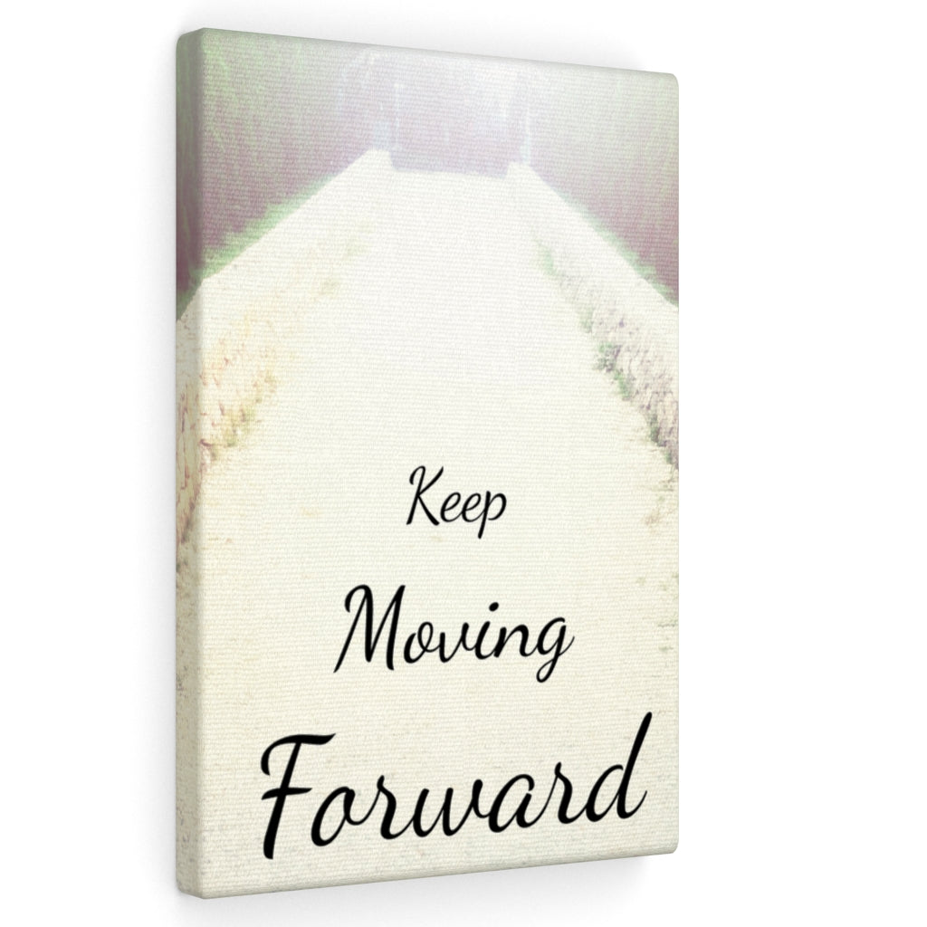 Scripture Walls Inspirational Wall Art Keep Moving White Forward Motivational Print Ready to Hang Artwork Unframed-Express Your Love Gifts
