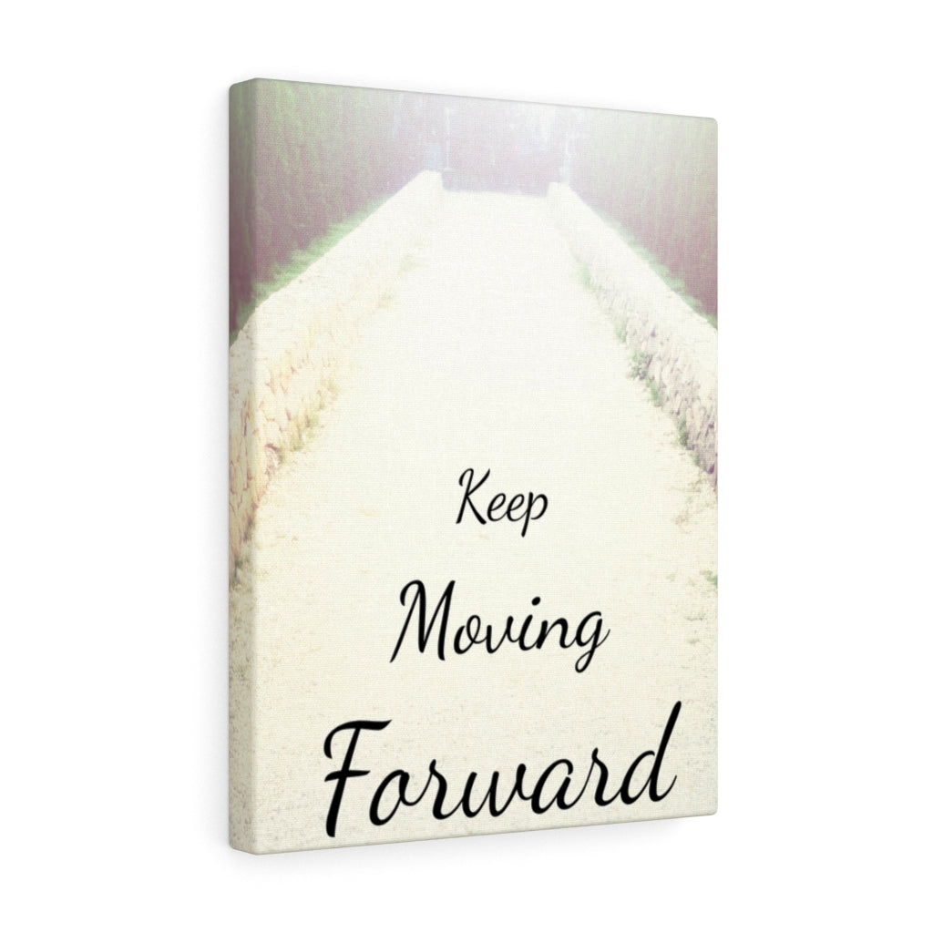Scripture Walls Inspirational Wall Art Keep Moving White Forward Motivational Print Ready to Hang Artwork Unframed-Express Your Love Gifts