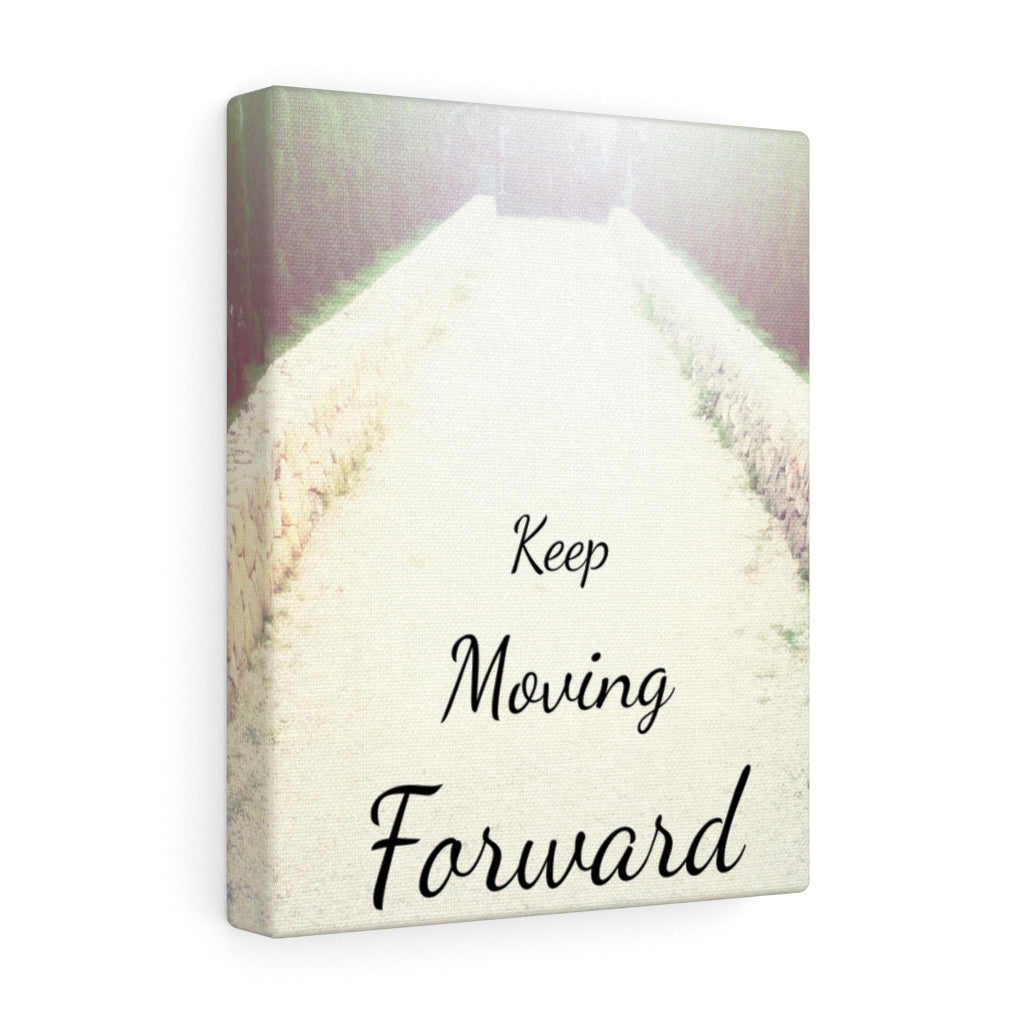 Scripture Walls Inspirational Wall Art Keep Moving White Forward Motivational Print Ready to Hang Artwork Unframed-Express Your Love Gifts
