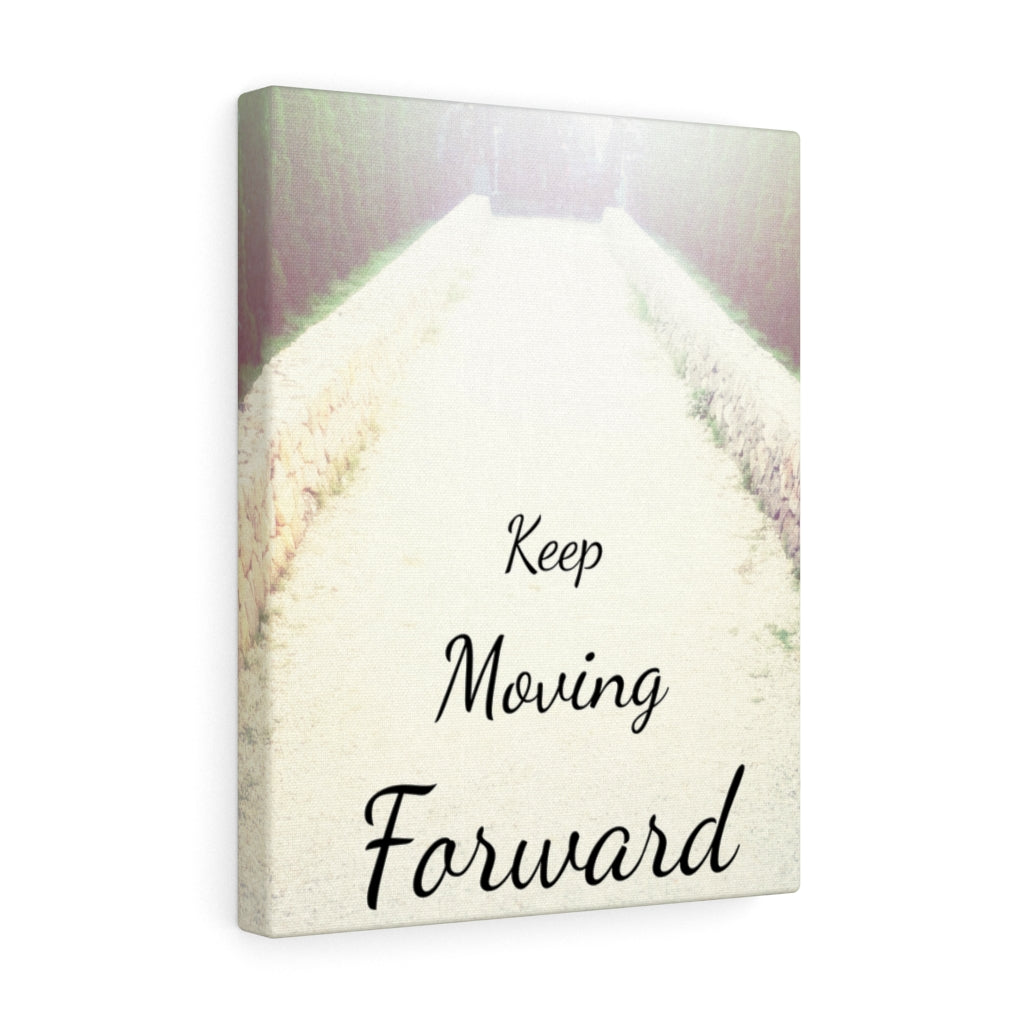 Scripture Walls Inspirational Wall Art Keep Moving White Forward Motivational Print Ready to Hang Artwork Unframed-Express Your Love Gifts