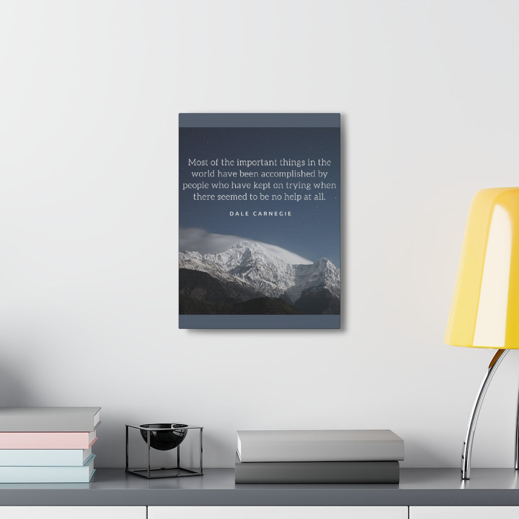 Scripture Walls Inspirational Wall Art Keep On Trying Motivation Wall Decor for Home Office Gym Inspiring Success Quote Print Ready to Hang Unframed-Express Your Love Gifts