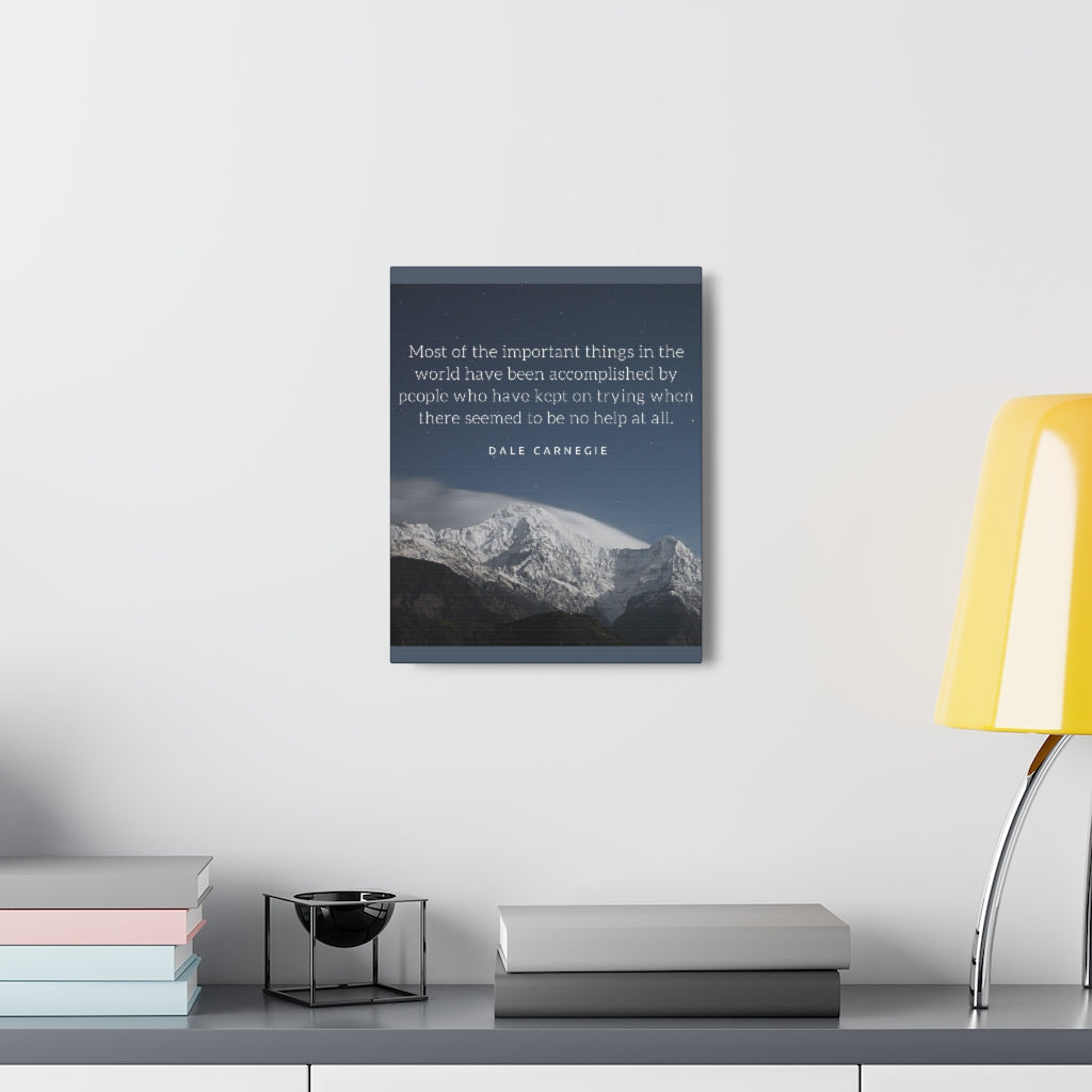 Scripture Walls Inspirational Wall Art Keep On Trying Motivation Wall Decor for Home Office Gym Inspiring Success Quote Print Ready to Hang Unframed-Express Your Love Gifts