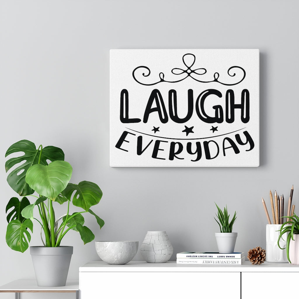Scripture Walls Inspirational Wall Art Laugh Everyday Wall Art Motivation Wall Decor for Home Office Gym Inspiring Success Quote Print Ready to Hang Unframed-Express Your Love Gifts