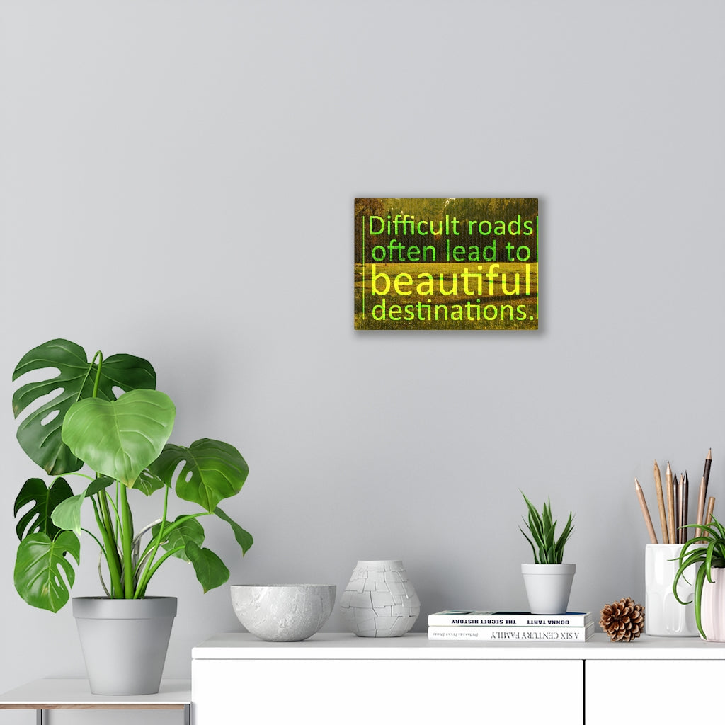 Scripture Walls Inspirational Wall Art Lead To Beautiful Destinations Motivational Print Ready to Hang Artwork Unframed-Express Your Love Gifts