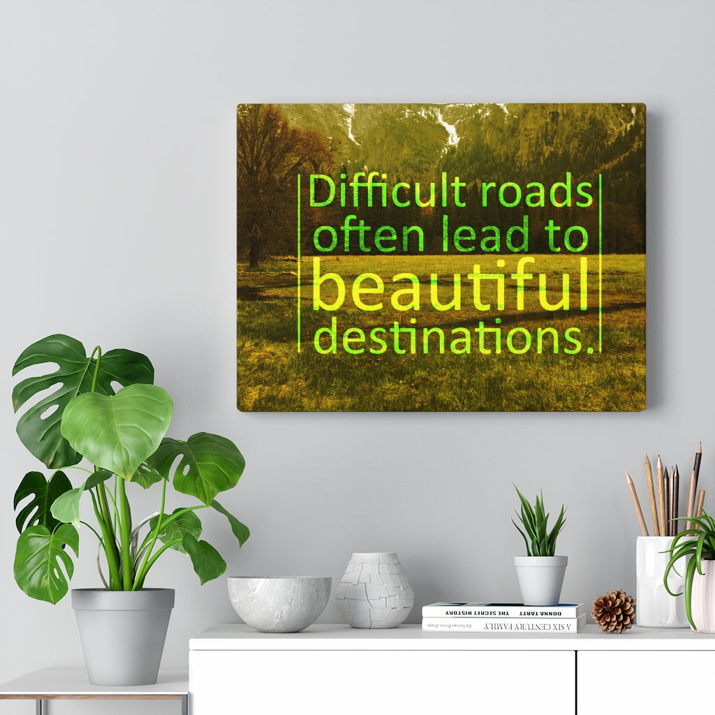Scripture Walls Inspirational Wall Art Lead To Beautiful Destinations Motivational Print Ready to Hang Artwork Unframed-Express Your Love Gifts
