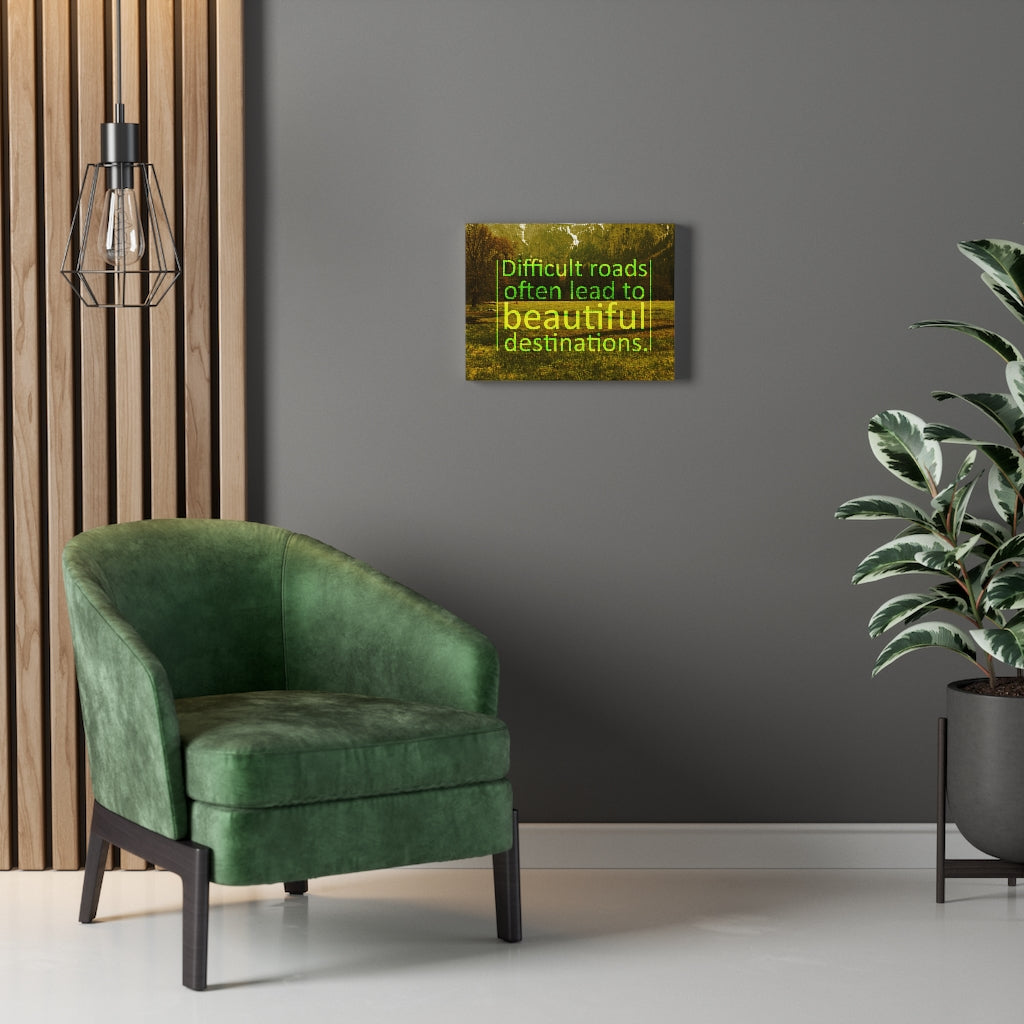 Scripture Walls Inspirational Wall Art Lead To Beautiful Destinations Motivational Print Ready to Hang Artwork Unframed-Express Your Love Gifts