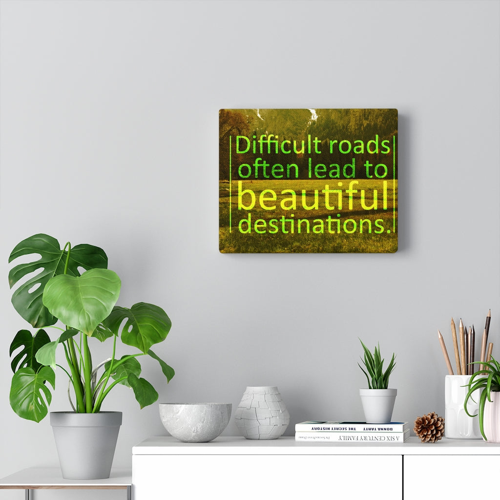 Scripture Walls Inspirational Wall Art Lead To Beautiful Destinations Motivational Print Ready to Hang Artwork Unframed-Express Your Love Gifts