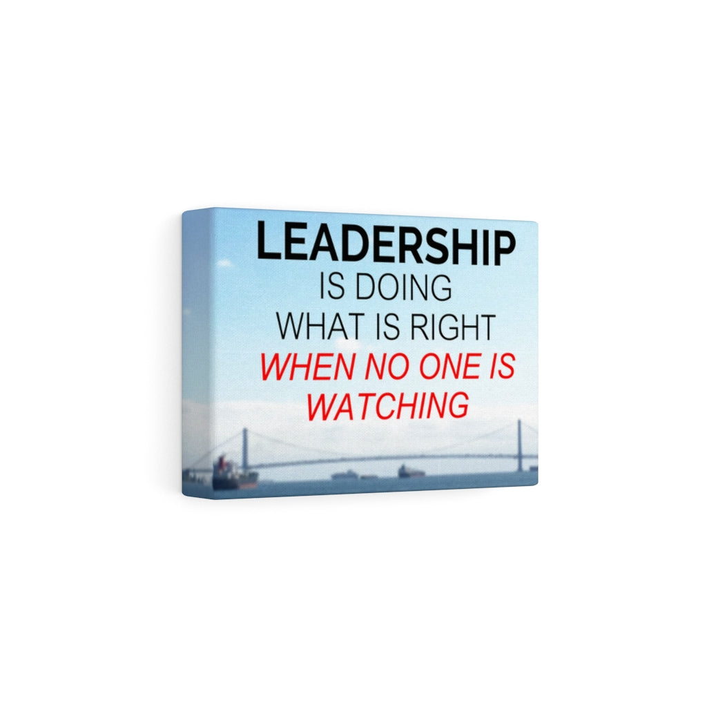 Scripture Walls Inspirational Wall Art Leadership Is Doing What Is Right Wall Art Motivational Motto Inspiring Prints Artwork Decor Ready to Hang Unframed-Express Your Love Gifts