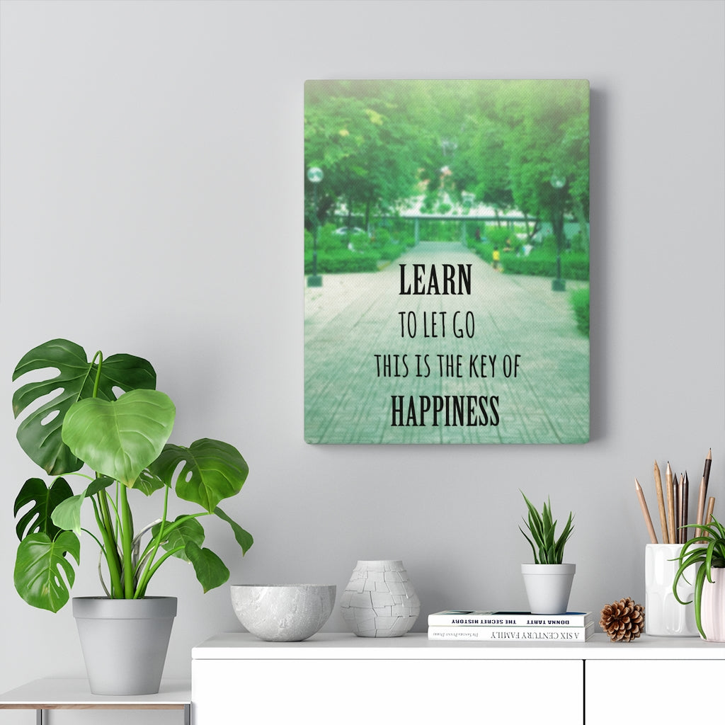 Scripture Walls Inspirational Wall Art Learn To Let Go Motivational Print Ready to Hang Artwork Unframed-Express Your Love Gifts