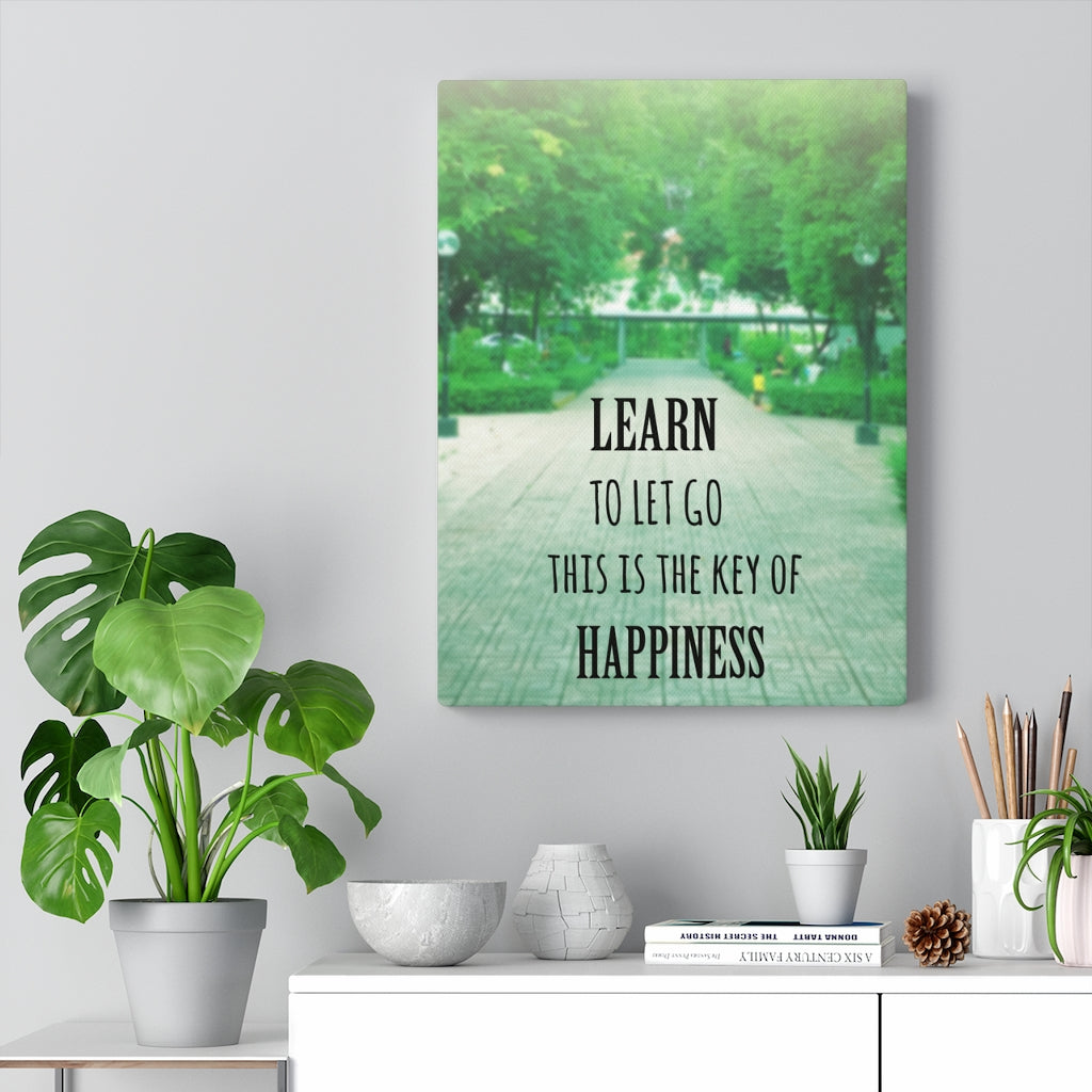 Scripture Walls Inspirational Wall Art Learn To Let Go Motivational Print Ready to Hang Artwork Unframed-Express Your Love Gifts