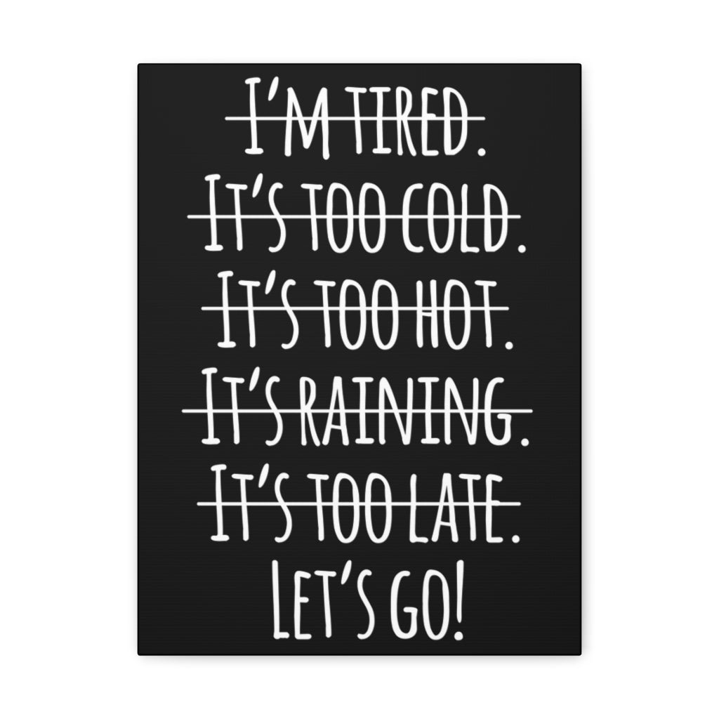 Scripture Walls Inspirational Wall Art Let's Go Motivation Wall Decor for Home Office Gym Inspiring Success Quote Print Ready to Hang Unframed-Express Your Love Gifts