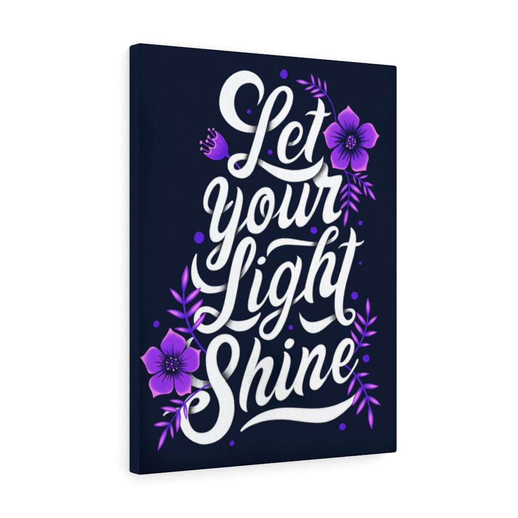 Scripture Walls Inspirational Wall Art Let Your Light Shine Wall Art Motivational Motto Inspiring Prints Artwork Decor Ready to Hang Unframed-Express Your Love Gifts