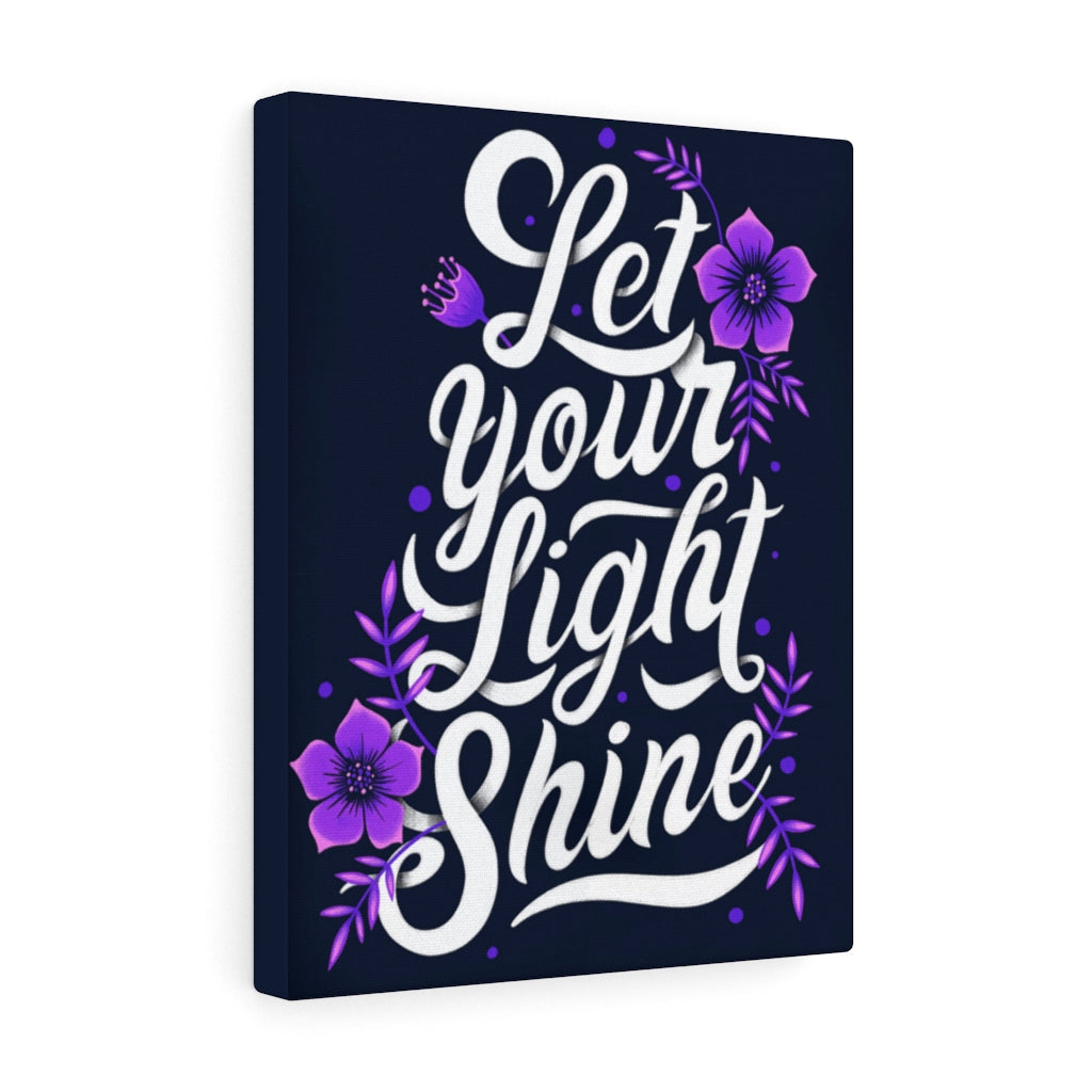 Scripture Walls Inspirational Wall Art Let Your Light Shine Wall Art Motivational Motto Inspiring Prints Artwork Decor Ready to Hang Unframed-Express Your Love Gifts
