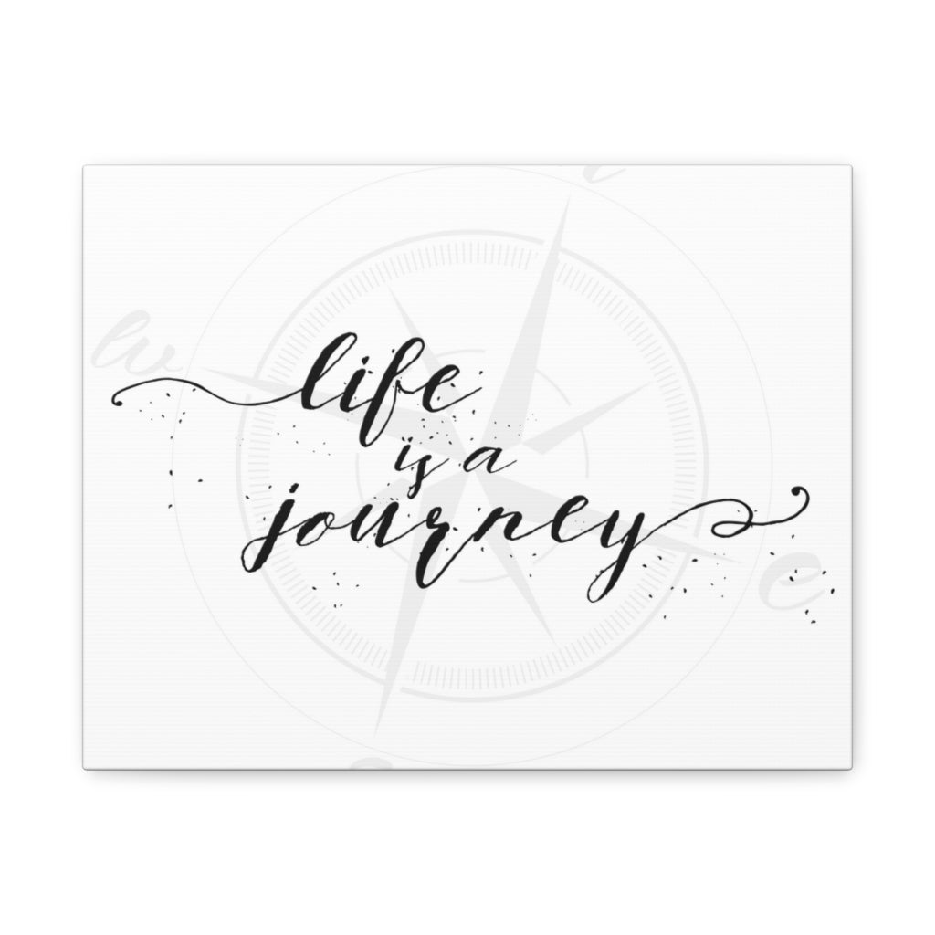 Scripture Walls Inspirational Wall Art Life Is A Journey Motivation Wall Decor for Home Office Gym Inspiring Success Quote Print Ready to Hang Unframed-Express Your Love Gifts