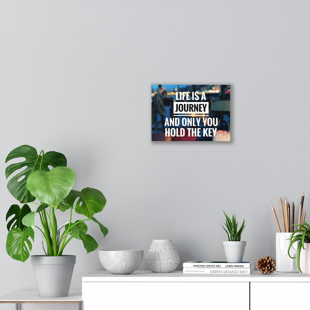 Scripture Walls Inspirational Wall Art Life Is A Journey Motivational Print Ready to Hang Artwork Unframed-Express Your Love Gifts
