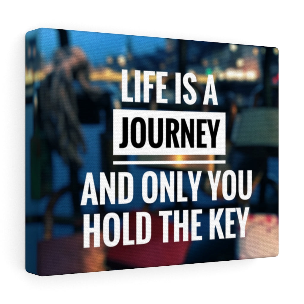 Scripture Walls Inspirational Wall Art Life Is A Journey Motivational Print Ready to Hang Artwork Unframed-Express Your Love Gifts
