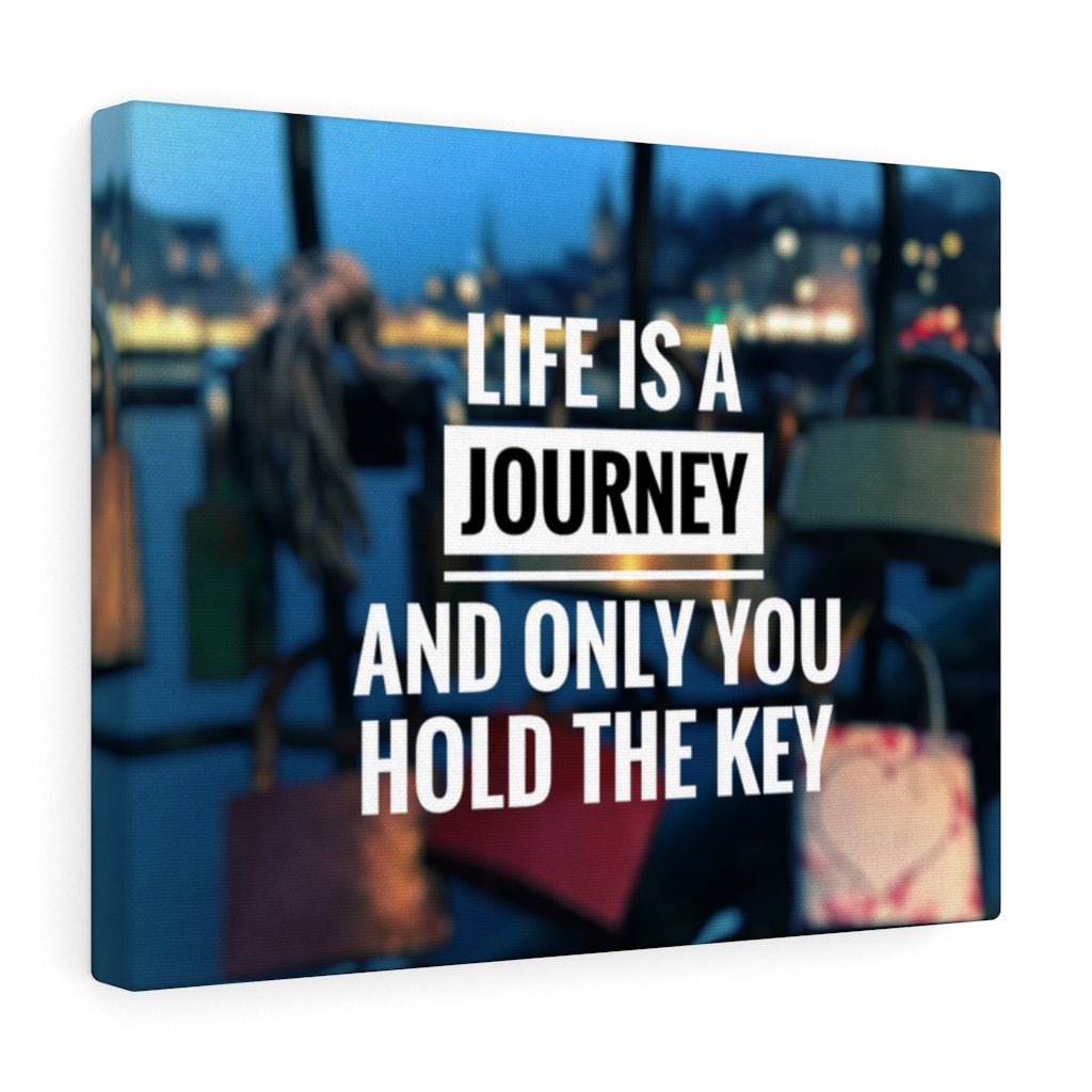 Scripture Walls Inspirational Wall Art Life Is A Journey Motivational Print Ready to Hang Artwork Unframed-Express Your Love Gifts