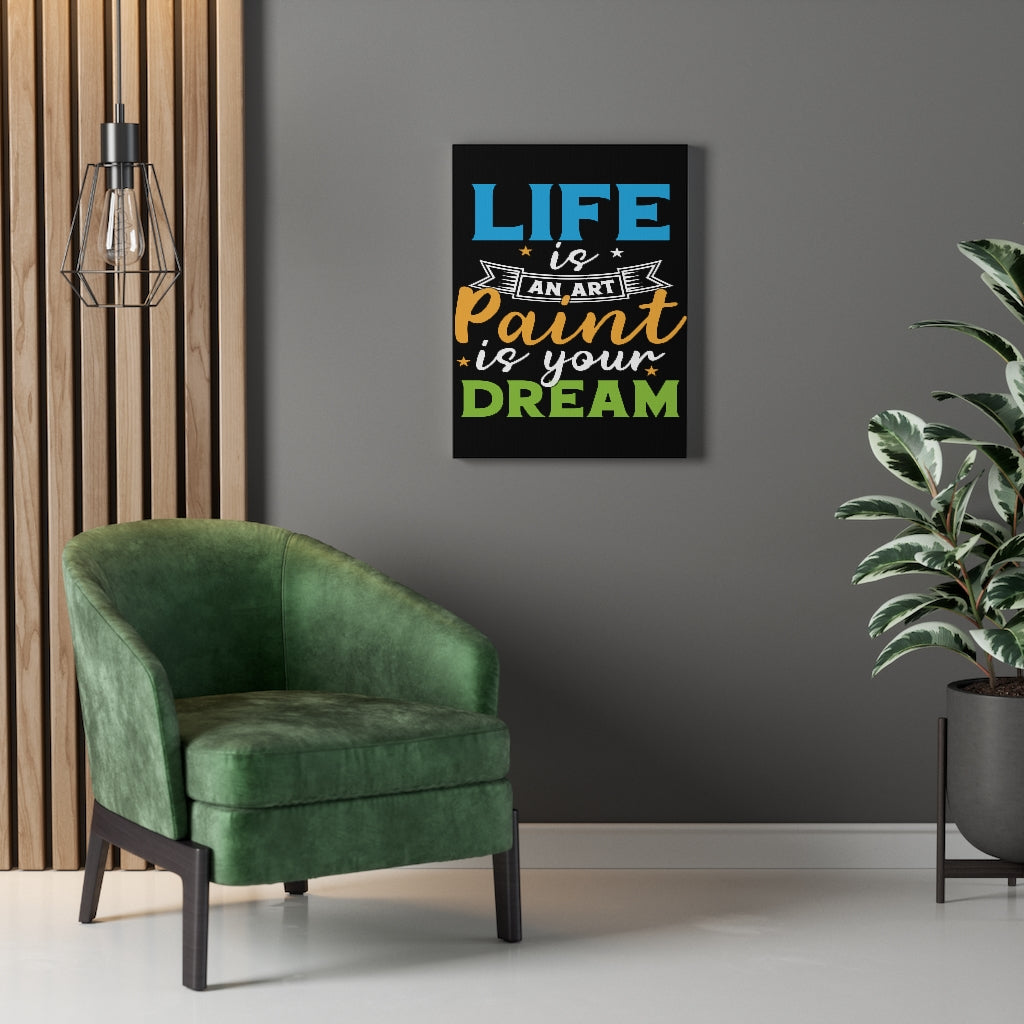 Scripture Walls Inspirational Wall Art Life Is An Art Wall Art Motivation Wall Decor for Home Office Gym Inspiring Success Quote Print Ready to Hang Unframed-Express Your Love Gifts