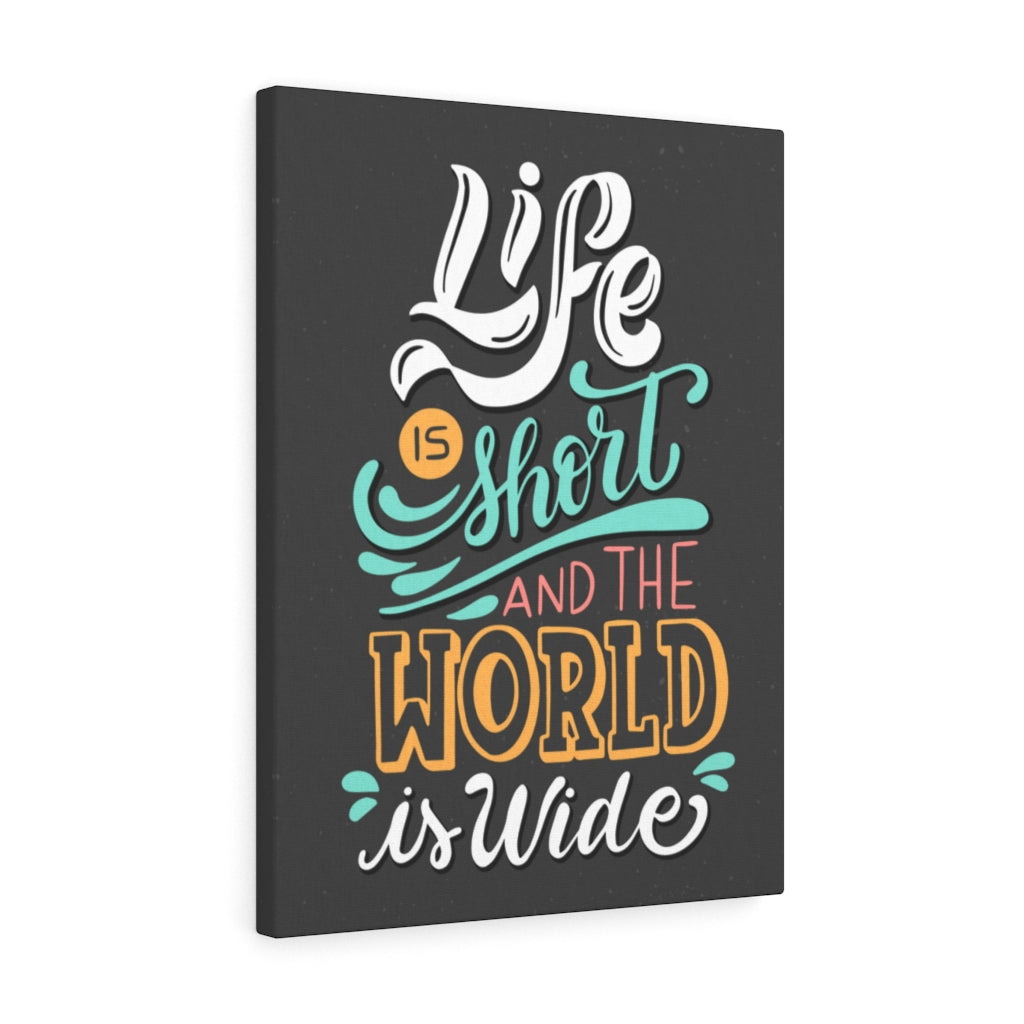 Scripture Walls Inspirational Wall Art Life Is Short Wall Art Motivational Motto Inspiring Prints Artwork Decor Ready to Hang Unframed-Express Your Love Gifts