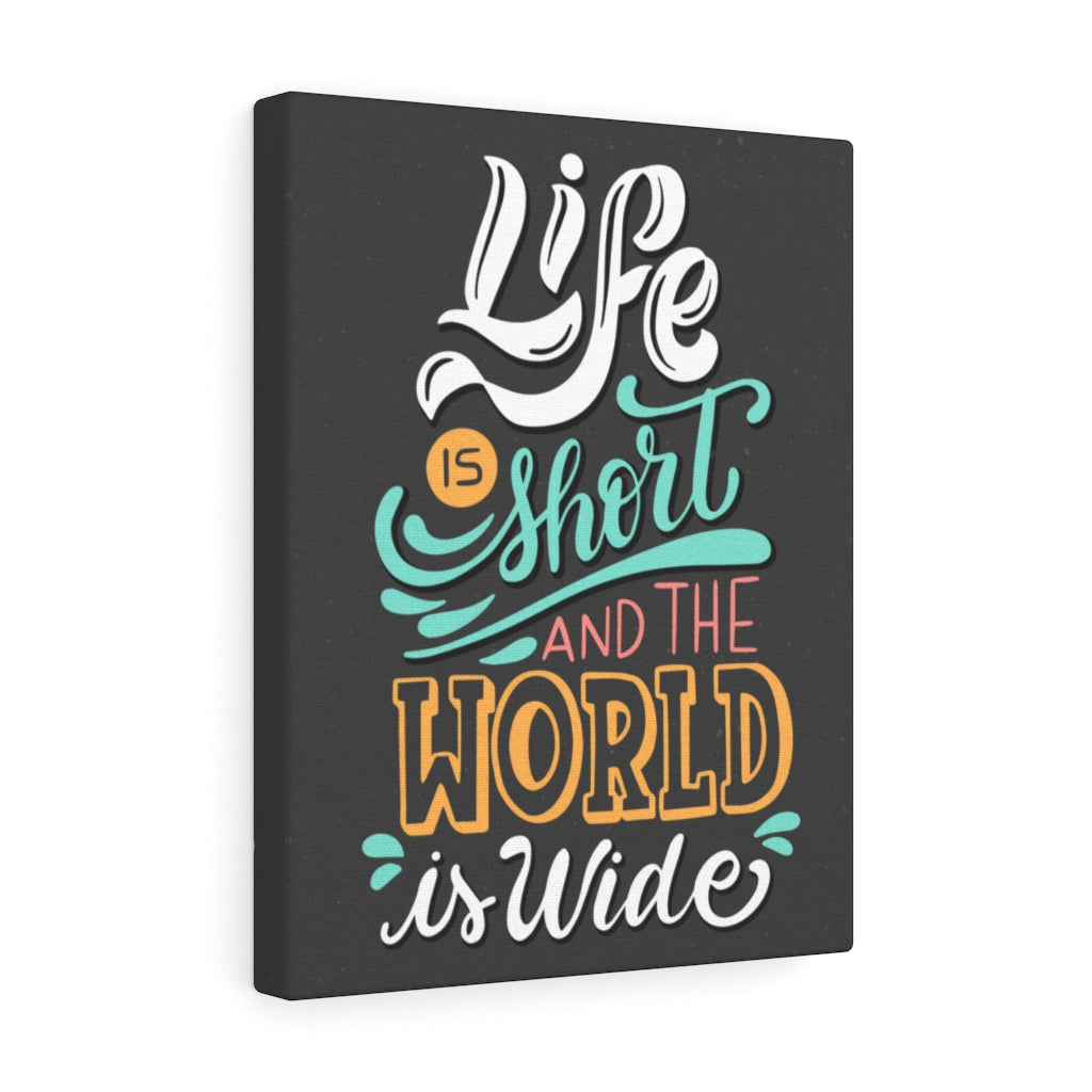 Scripture Walls Inspirational Wall Art Life Is Short Wall Art Motivational Motto Inspiring Prints Artwork Decor Ready to Hang Unframed-Express Your Love Gifts
