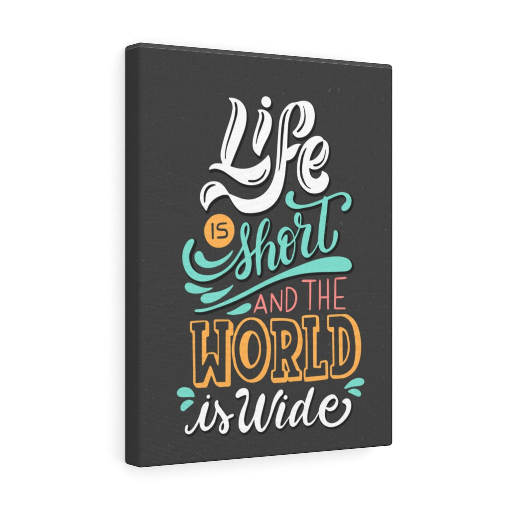 Scripture Walls Inspirational Wall Art Life Is Short Wall Art Motivational Motto Inspiring Prints Artwork Decor Ready to Hang Unframed-Express Your Love Gifts