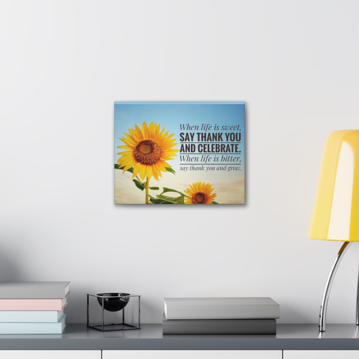 Scripture Walls Inspirational Wall Art Life is Sweet And Bitter Motivation Wall Decor for Home Office Gym Inspiring Success Quote Print Ready to Hang Unframed-Express Your Love Gifts
