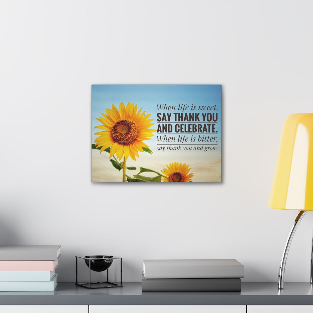 Scripture Walls Inspirational Wall Art Life is Sweet And Bitter Motivation Wall Decor for Home Office Gym Inspiring Success Quote Print Ready to Hang Unframed-Express Your Love Gifts