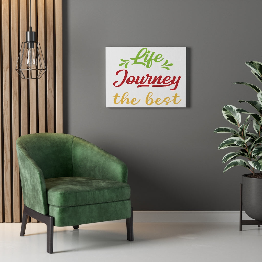 Scripture Walls Inspirational Wall Art Life Journey The Best Wall Art Motivation Wall Decor for Home Office Gym Inspiring Success Quote Print Ready to Hang Unframed-Express Your Love Gifts