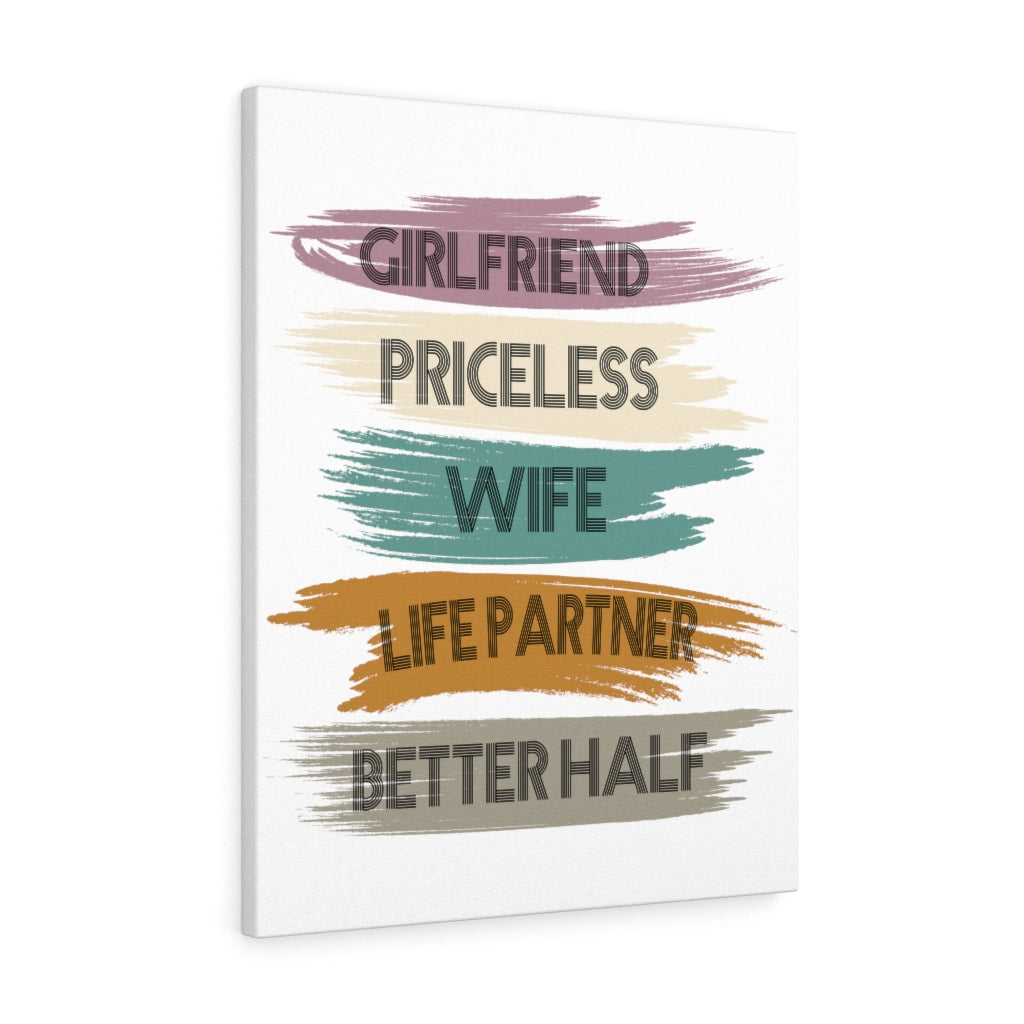 Scripture Walls Inspirational Wall Art Life Partner Better Half Wall Art Motivation Wall Decor for Home Office Gym Inspiring Success Quote Print Ready to Hang Unframed-Express Your Love Gifts