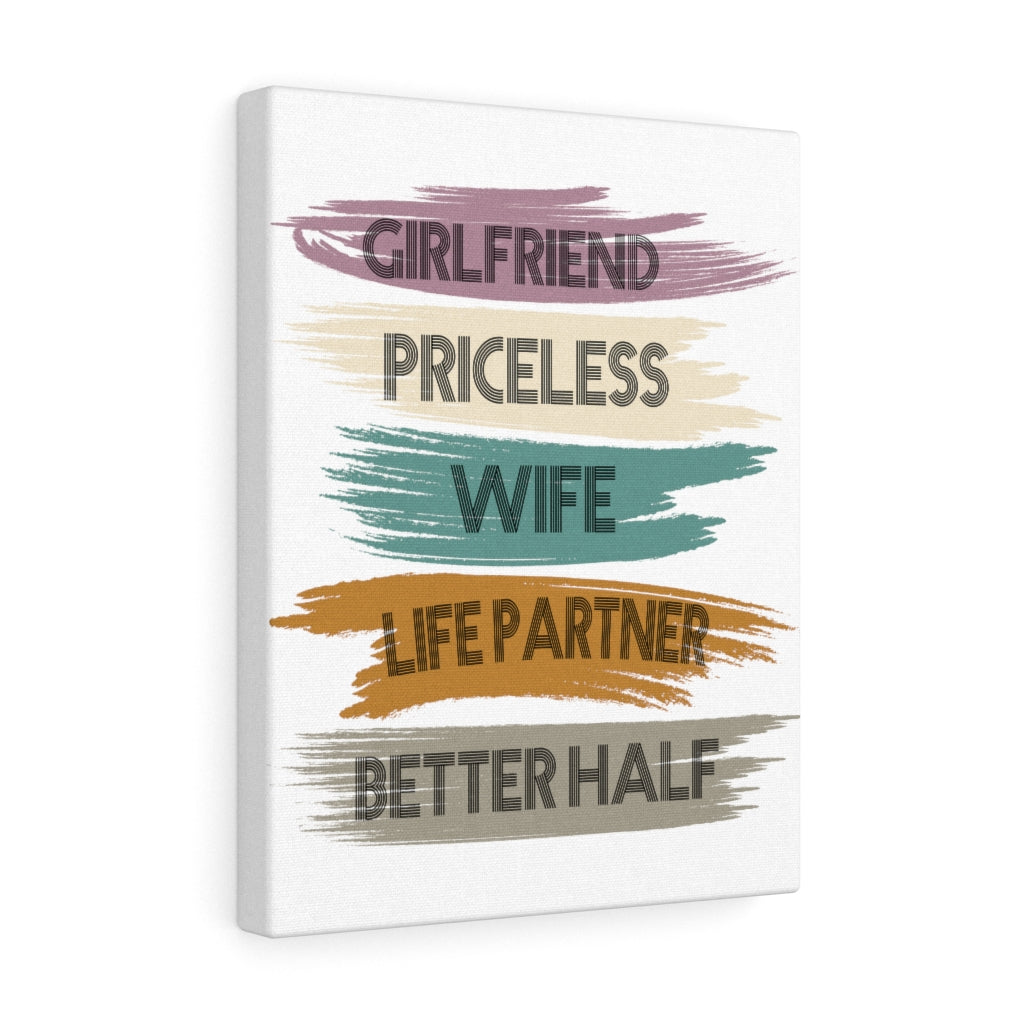 Scripture Walls Inspirational Wall Art Life Partner Better Half Wall Art Motivation Wall Decor for Home Office Gym Inspiring Success Quote Print Ready to Hang Unframed-Express Your Love Gifts