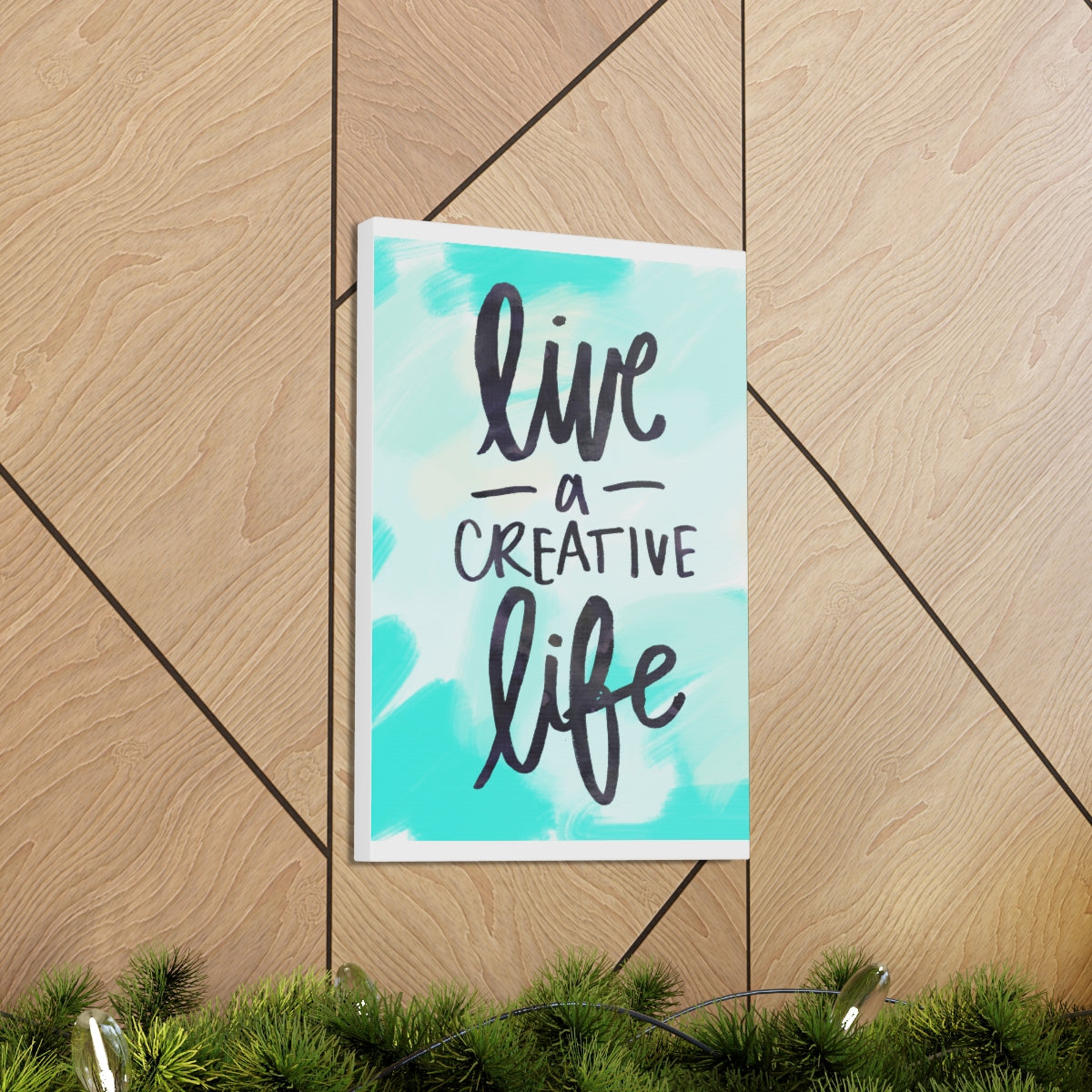 Scripture Walls Inspirational Wall Art Live A Creative Life Motivation Wall Decor for Home Office Gym Inspiring Success Quote Print Ready to Hang Unframed-Express Your Love Gifts
