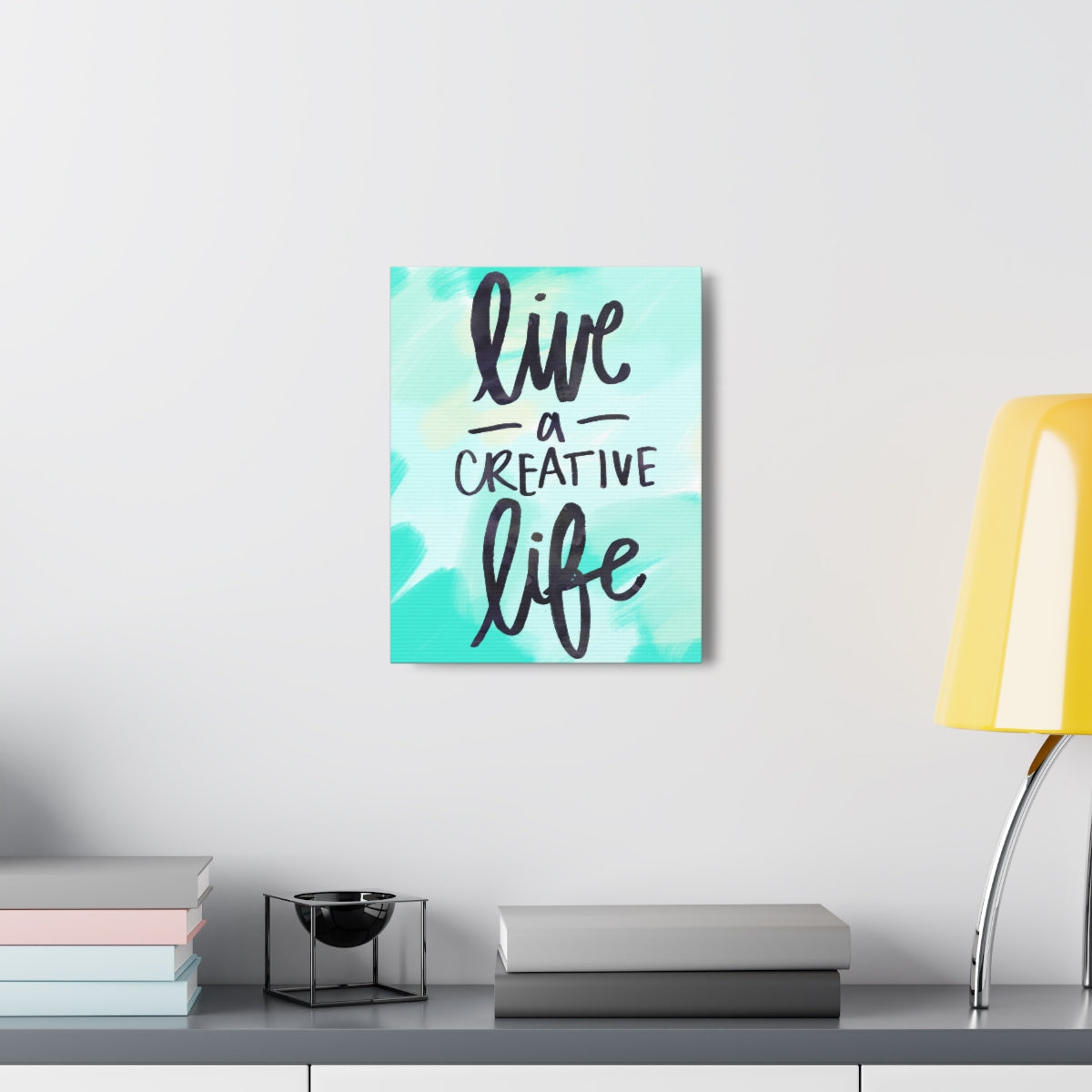 Scripture Walls Inspirational Wall Art Live A Creative Life Motivation Wall Decor for Home Office Gym Inspiring Success Quote Print Ready to Hang Unframed-Express Your Love Gifts