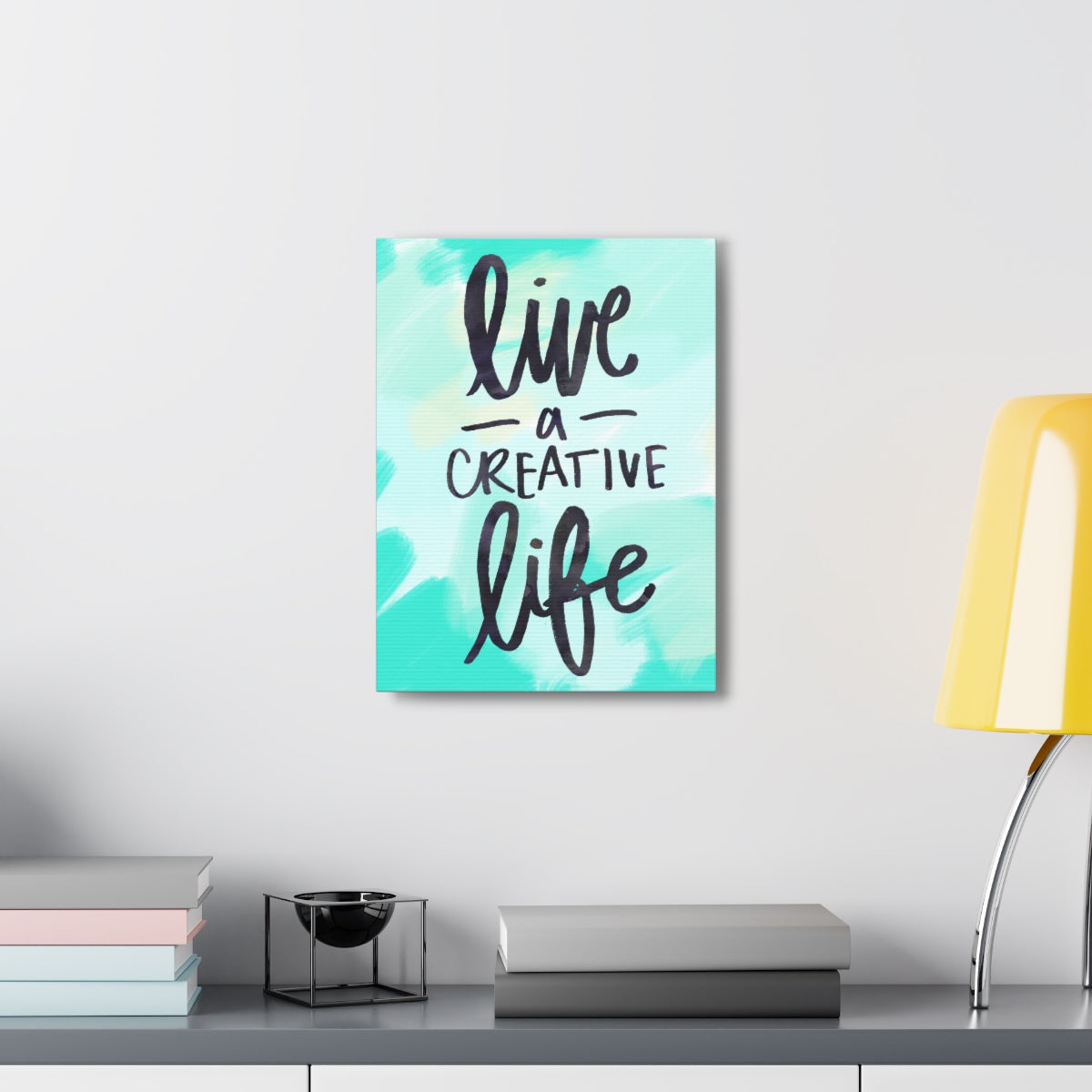 Scripture Walls Inspirational Wall Art Live A Creative Life Motivation Wall Decor for Home Office Gym Inspiring Success Quote Print Ready to Hang Unframed-Express Your Love Gifts