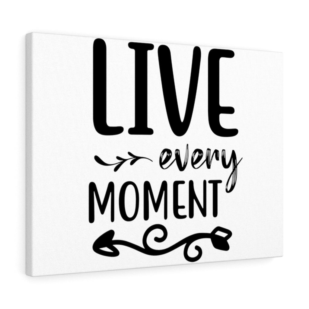 Scripture Walls Inspirational Wall Art Live Every Moment Wall Art Motivation Wall Decor for Home Office Gym Inspiring Success Quote Print Ready to Hang Unframed-Express Your Love Gifts
