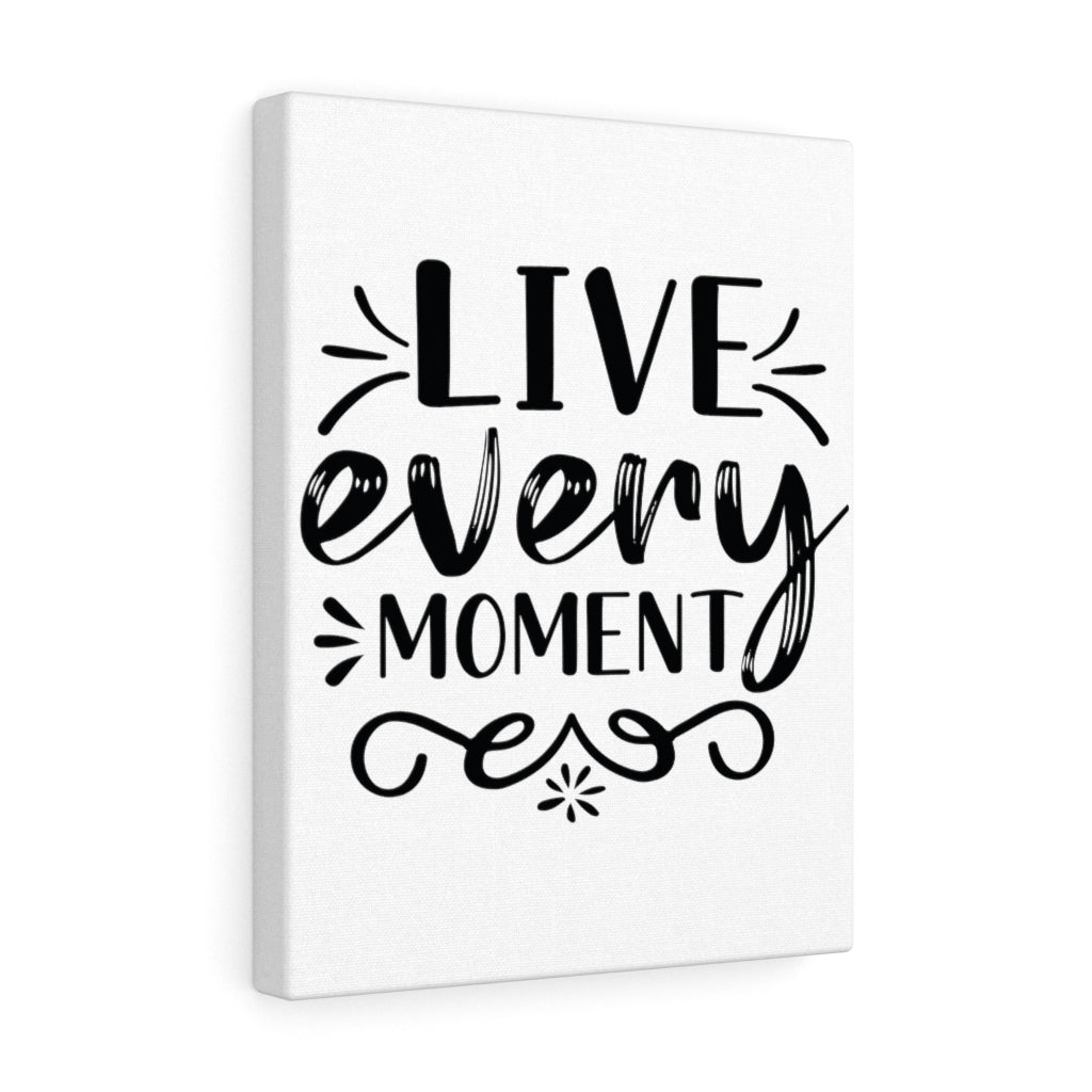 Scripture Walls Inspirational Wall Art Live Every Moment Wall Art Motivation Wall Decor for Home Office Gym Inspiring Success Quote Print Ready to Hang Unframed-Express Your Love Gifts