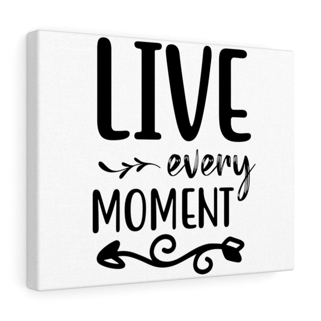 Scripture Walls Inspirational Wall Art Live Every Moment Wall Art Motivation Wall Decor for Home Office Gym Inspiring Success Quote Print Ready to Hang Unframed-Express Your Love Gifts