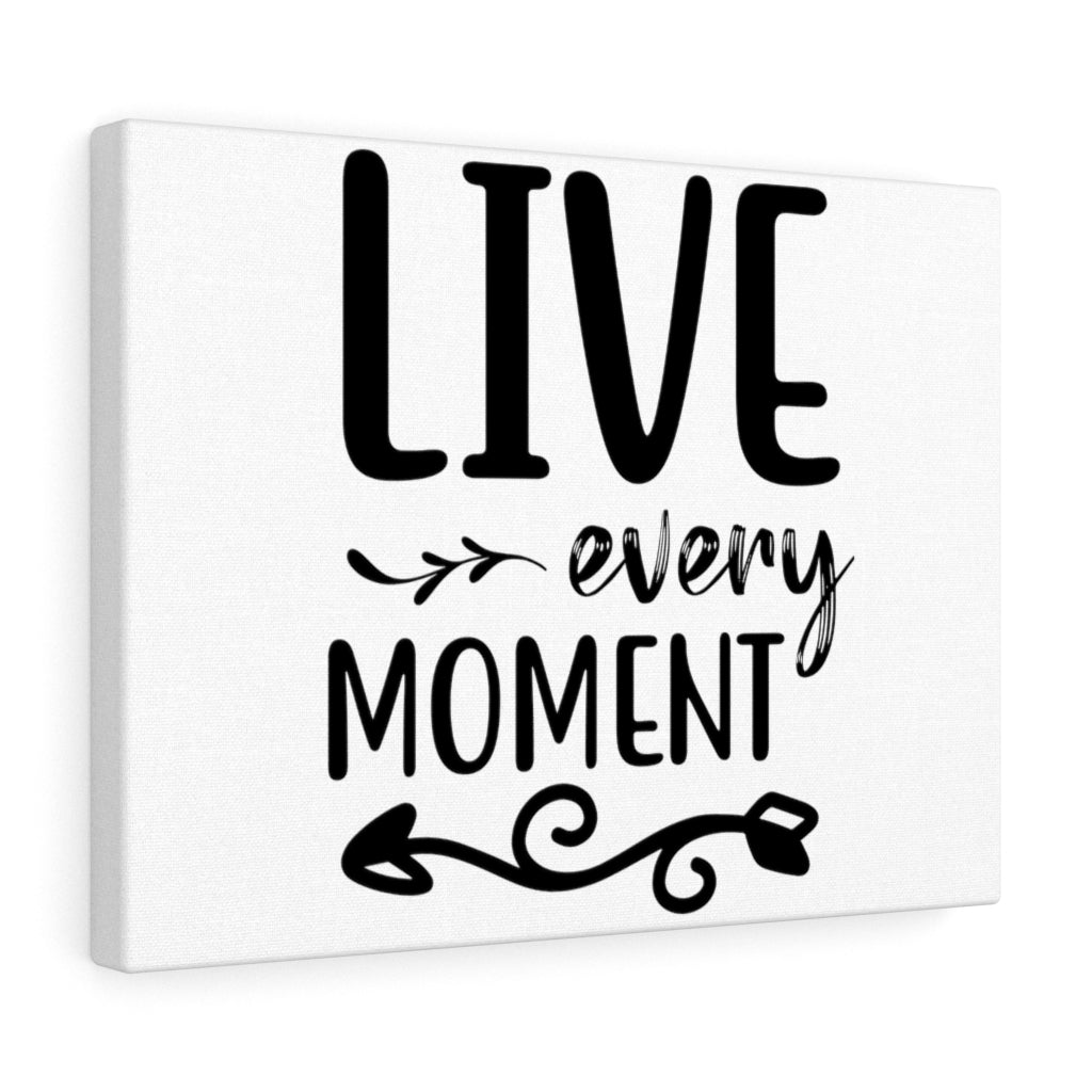 Scripture Walls Inspirational Wall Art Live Every Moment Wall Art Motivation Wall Decor for Home Office Gym Inspiring Success Quote Print Ready to Hang Unframed-Express Your Love Gifts